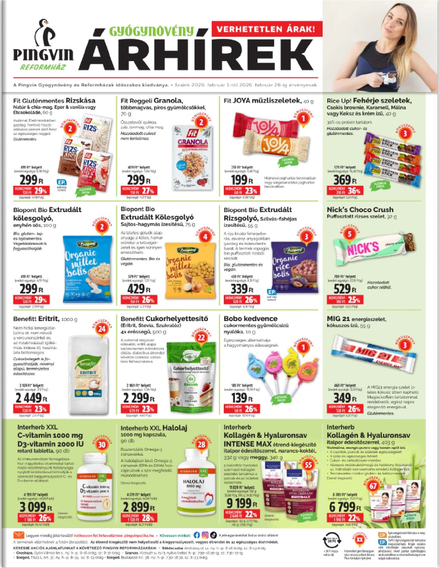 Pingvin Patika - Árhírek akciós újság, érvényes 2026.02.01. - 2026.02.28.