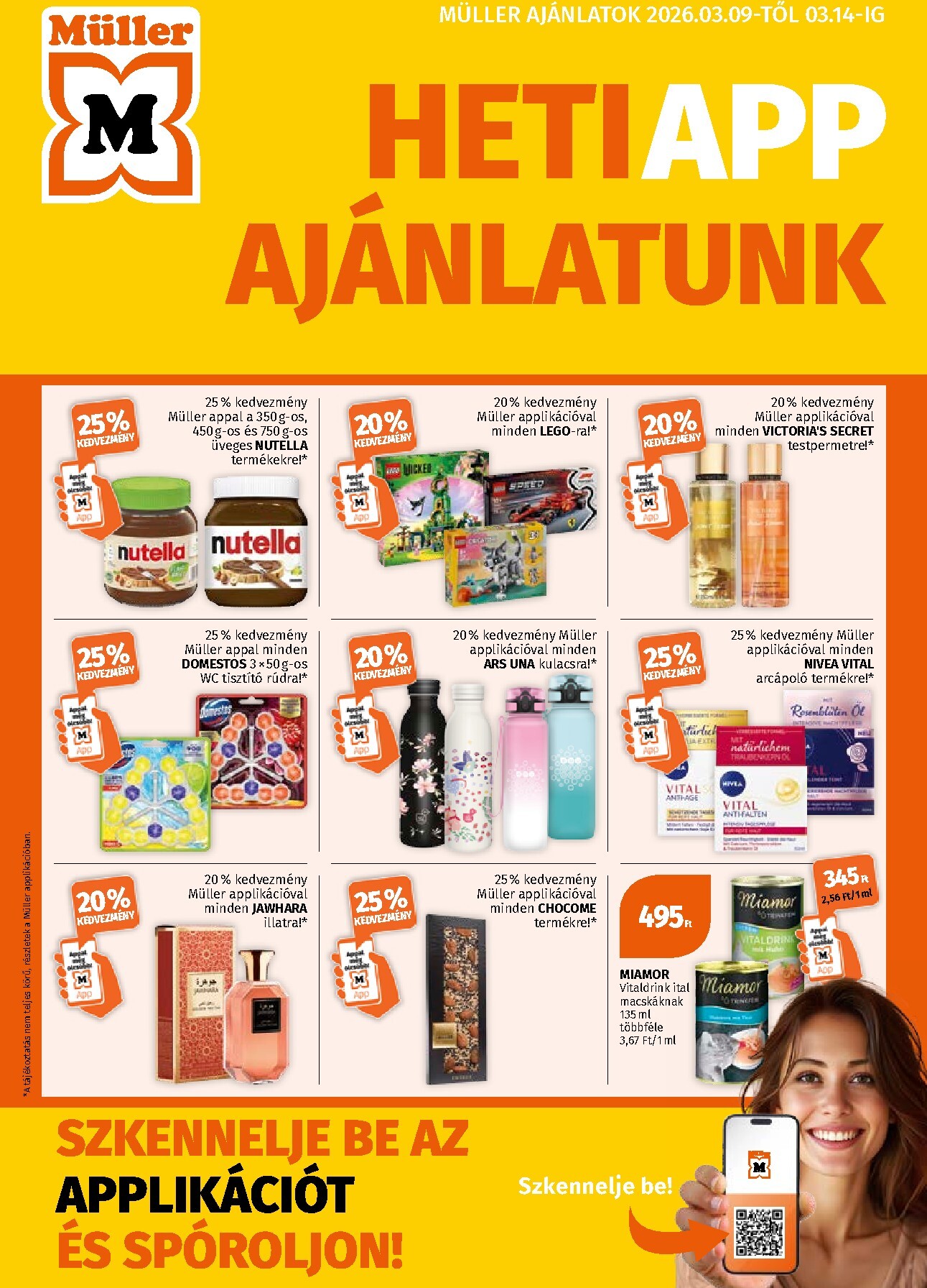 Müller akciós újság, érvényes 2026.03.09. - 2026.03.14.