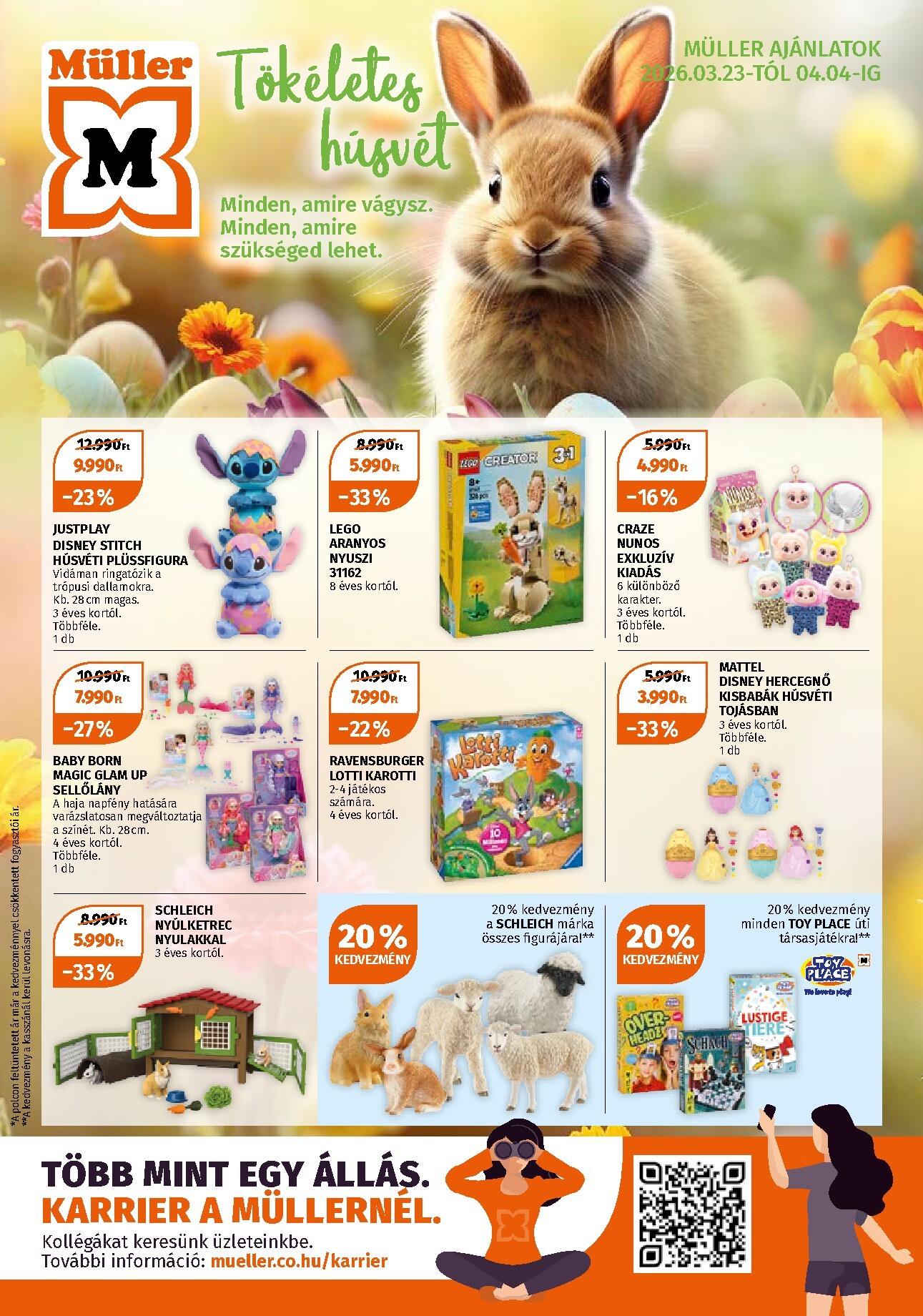 Müller - Játékok akciós újság, érvényes 2026.03.23. - 2026.04.04.
