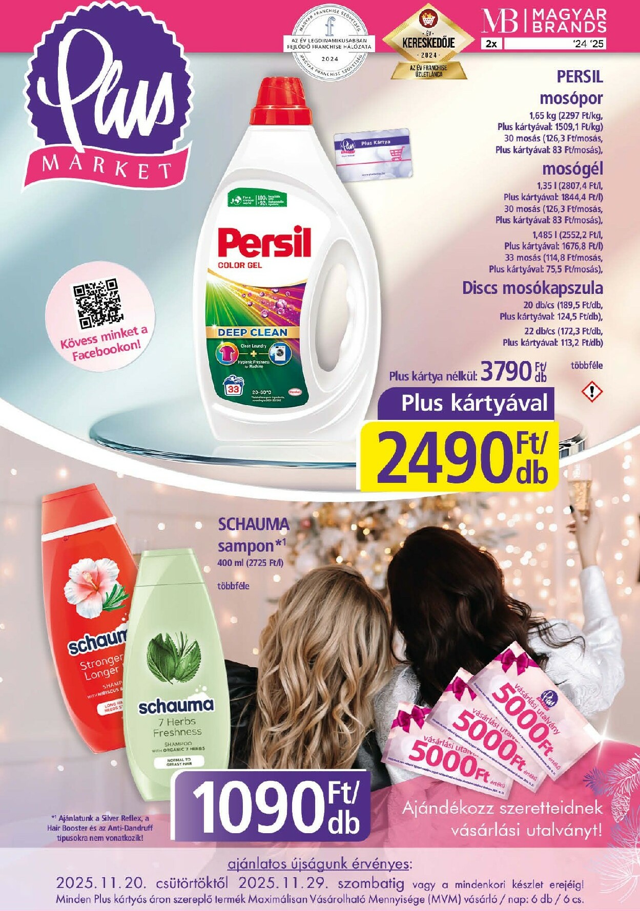 Plus Market akciós újság, érvényes 11.20. - 11.29.