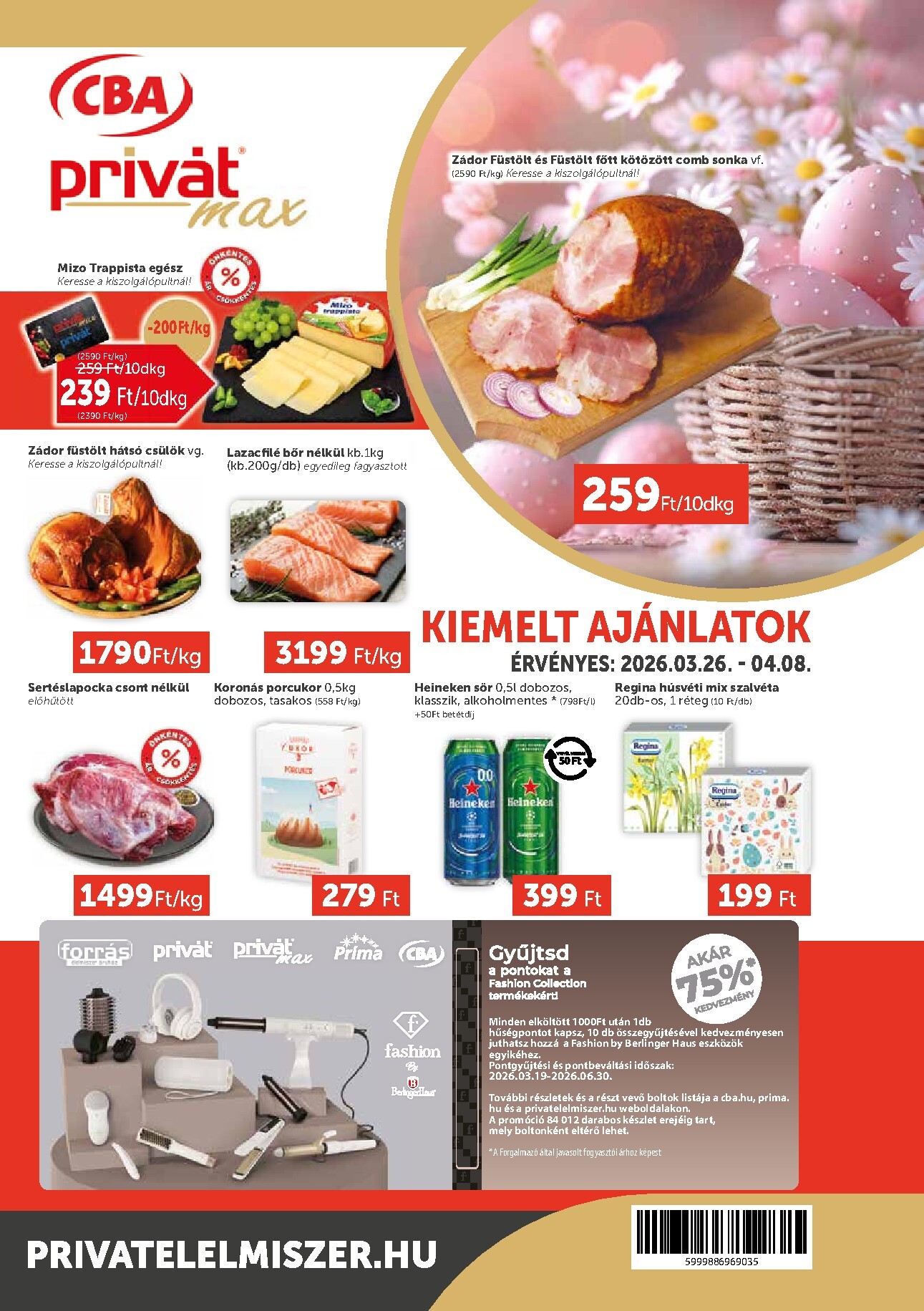 Privát Max akciós újság, érvényes 2026.03.26. - 2026.04.08.