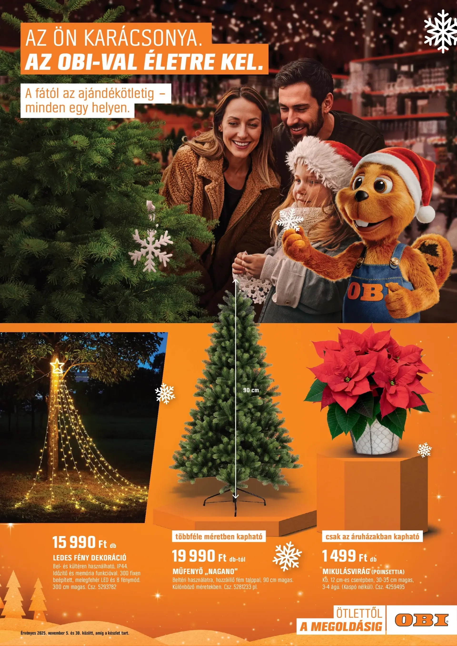 OBI akciós újság, érvényes 11.05. - 11.30.