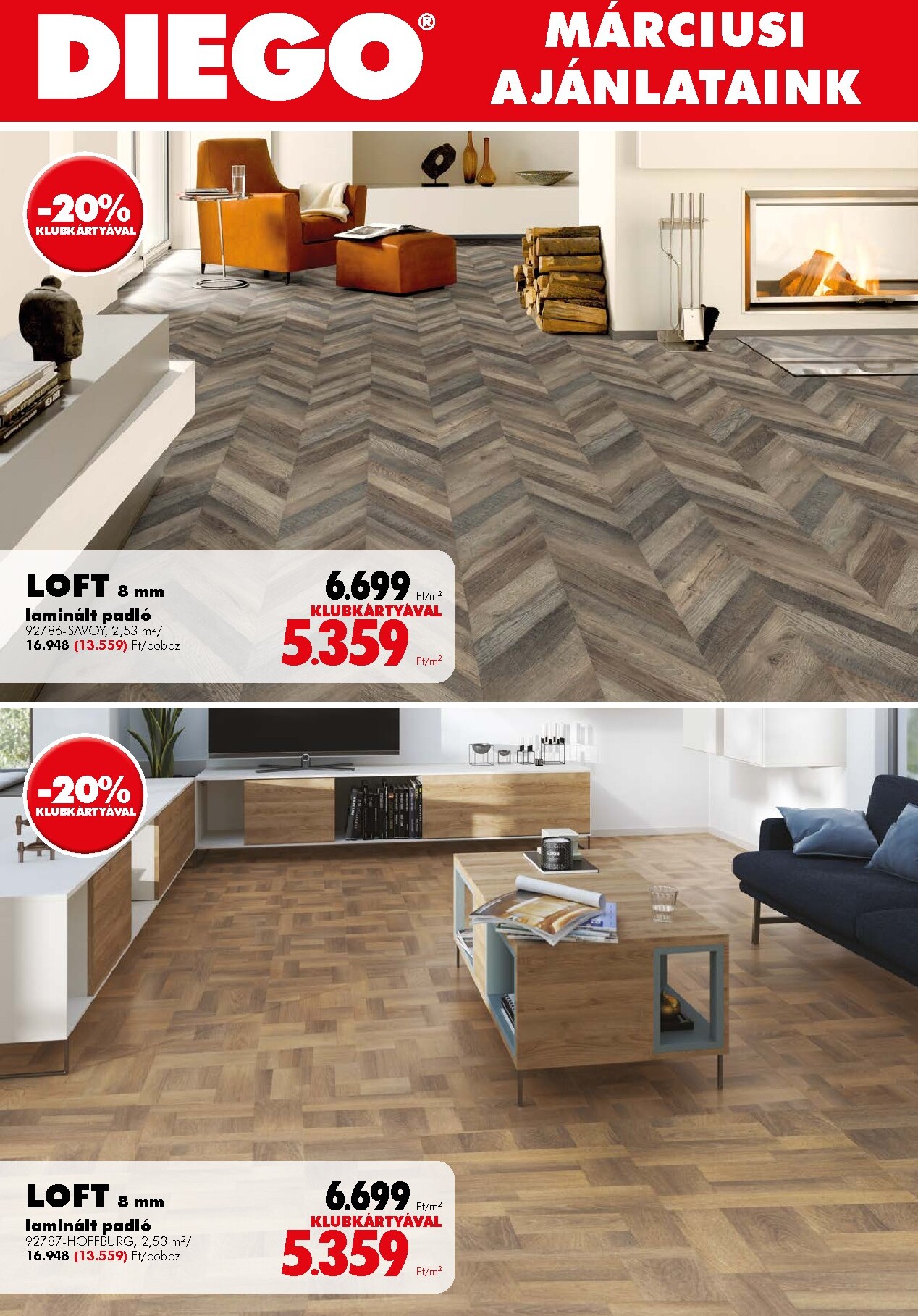 Diego akciós újság, érvényes 2026.03.01. - 2026.03.31.