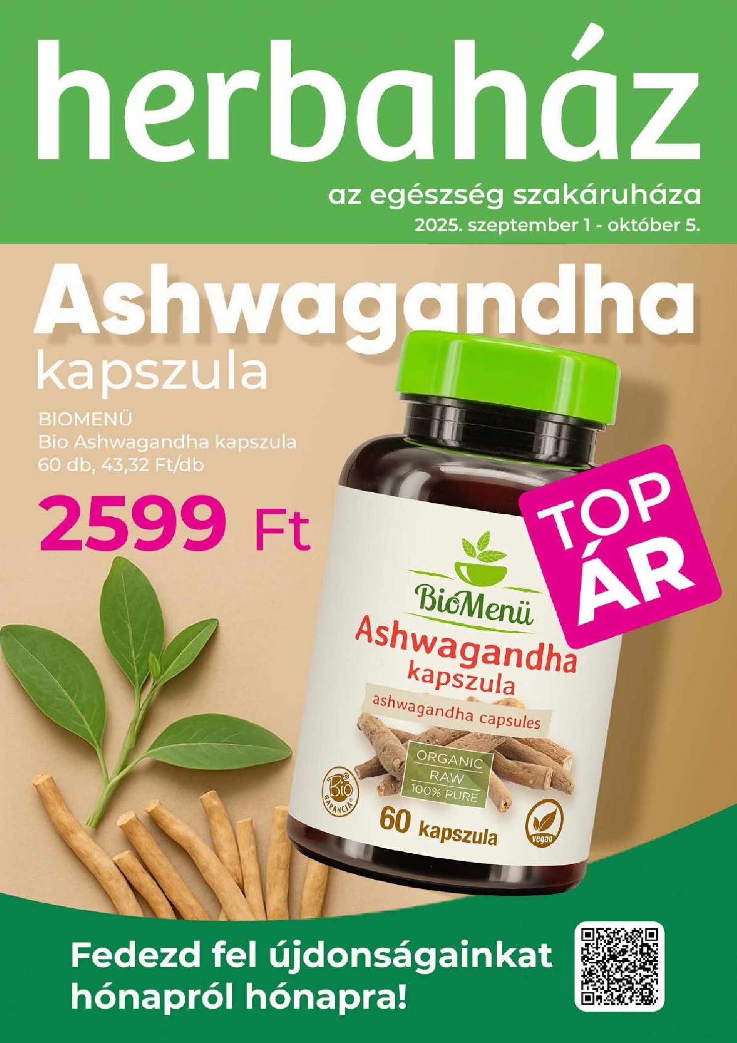 Herbaház akciós újság, érvényes 09.01. - 10.05.