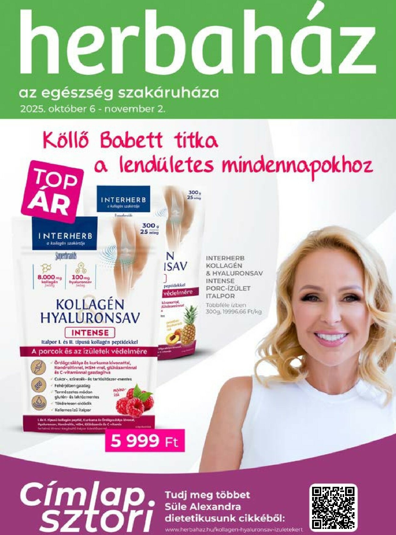 Herbaház akciós újság, érvényes 10.06. - 11.02.