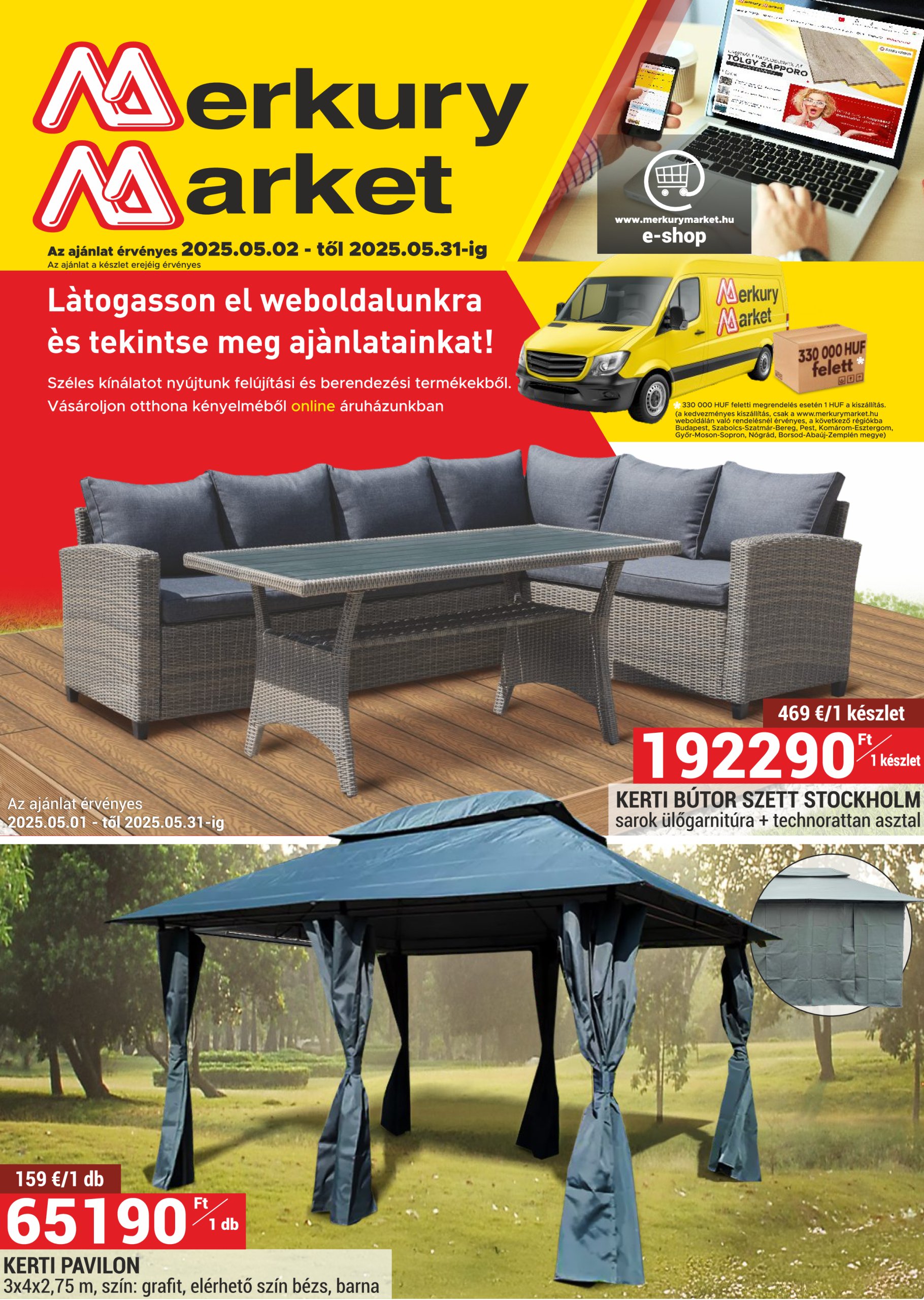 MerkuryMarket akciós újság, érvényes 05.02. - 05.31.