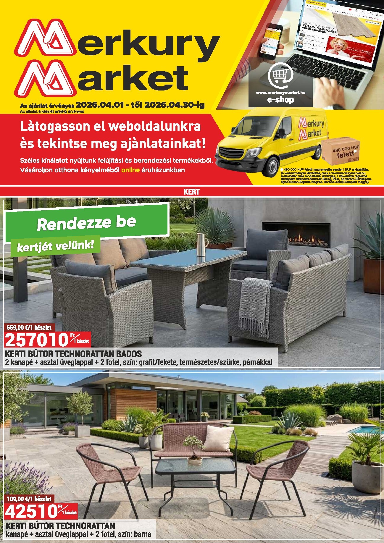 MerkuryMarket akciós újság, érvényes 2026.04.01. - 2026.04.30.