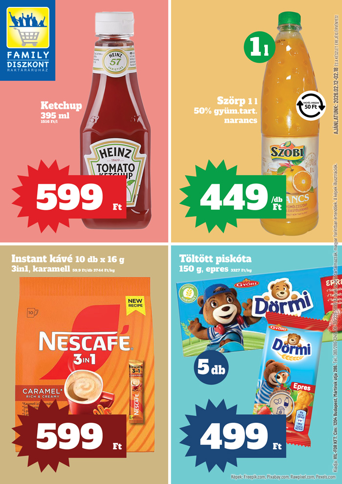 Family Diszkont akciós újság, érvényes 2026.02.12. - 2026.02.18.
