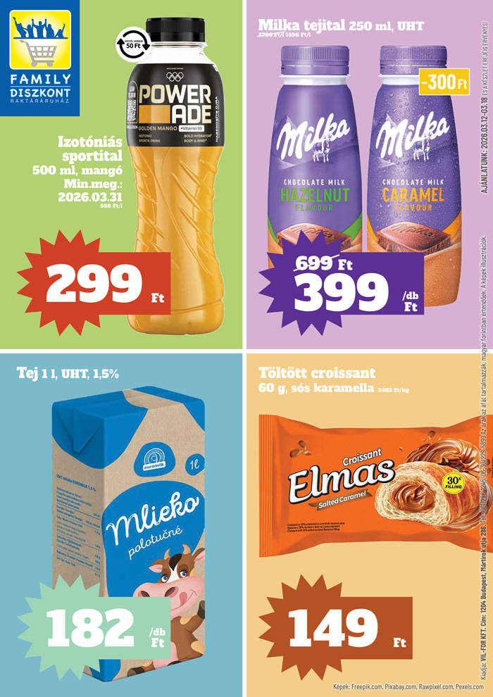 Family Diszkont akciós újság, érvényes 2026.03.12. - 2026.03.18.