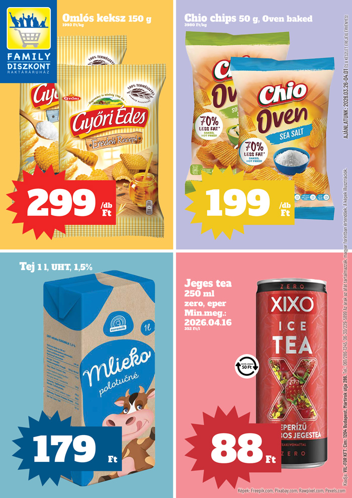 Family Diszkont akciós újság, érvényes 2026.03.26. - 2026.04.01.