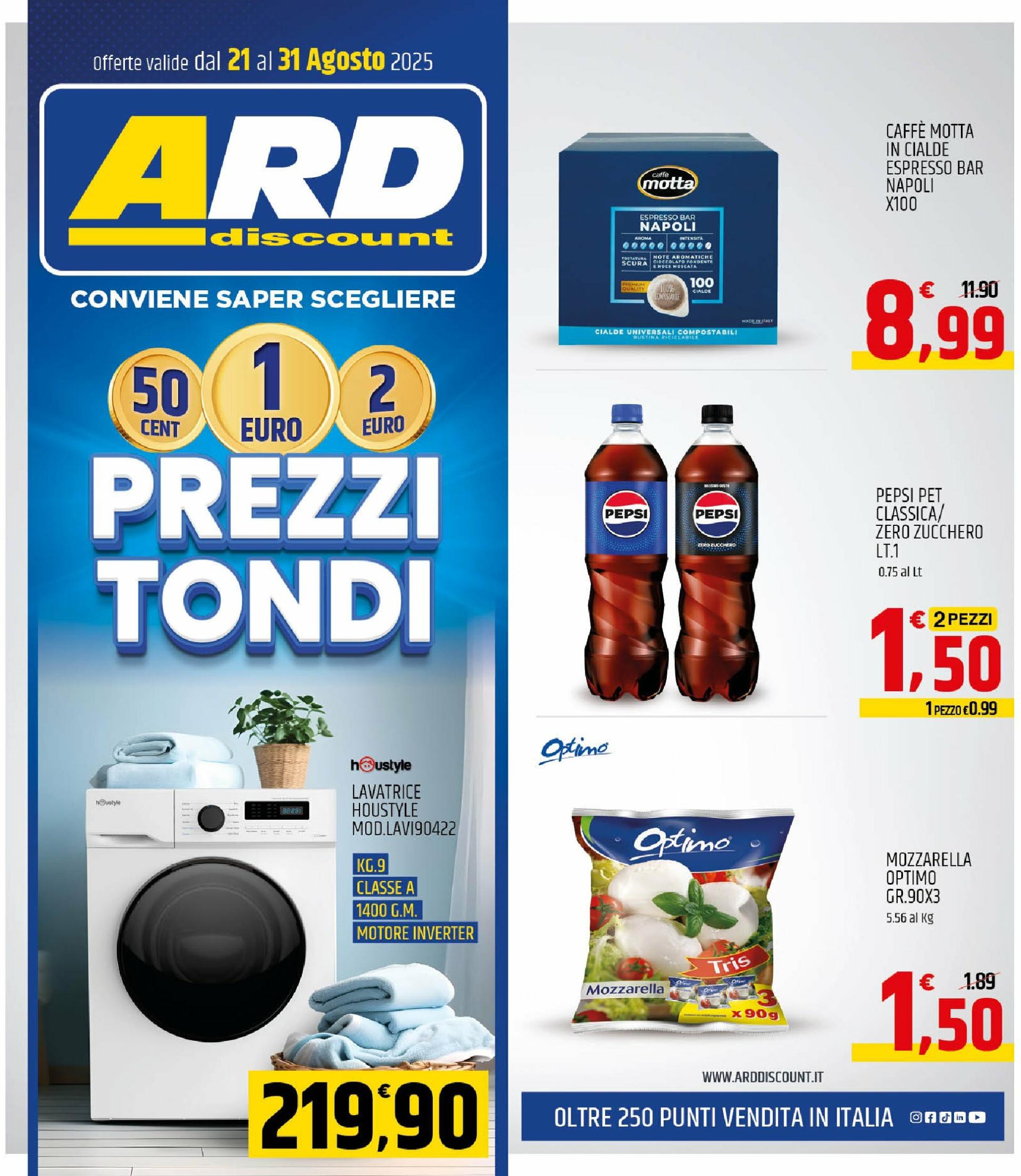 Volantino Ard Discount valido dal 21/08 al 31/08