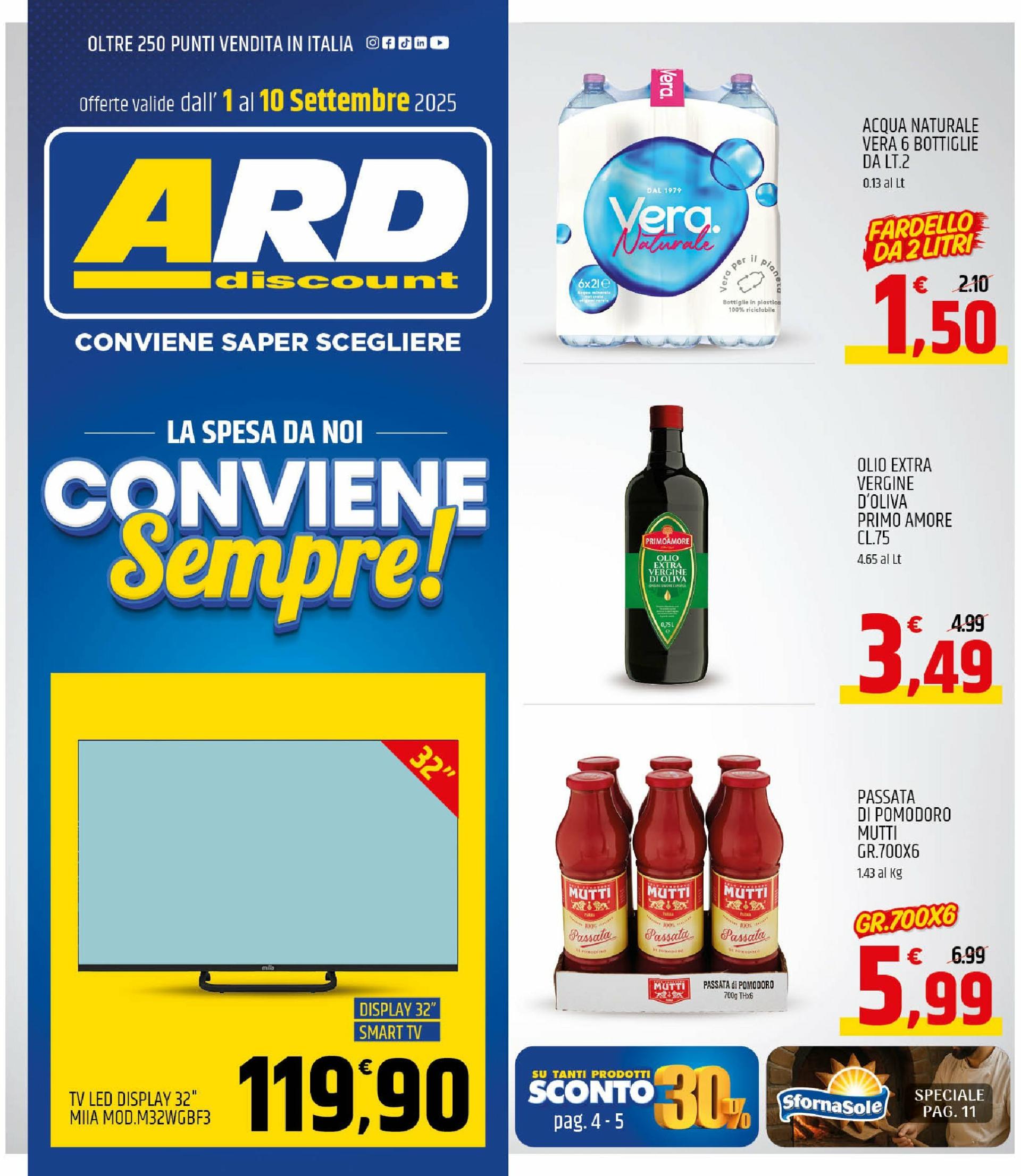 Volantino Ard Discount valido dal 01/09 al 10/09