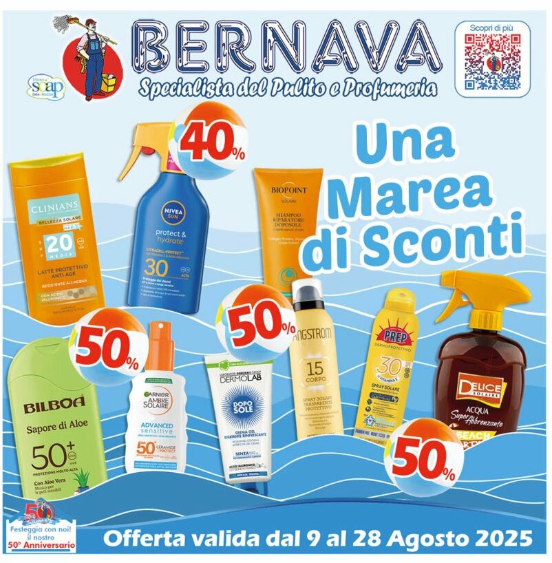 Volantino Bernava valido dal 09/08 al 28/08