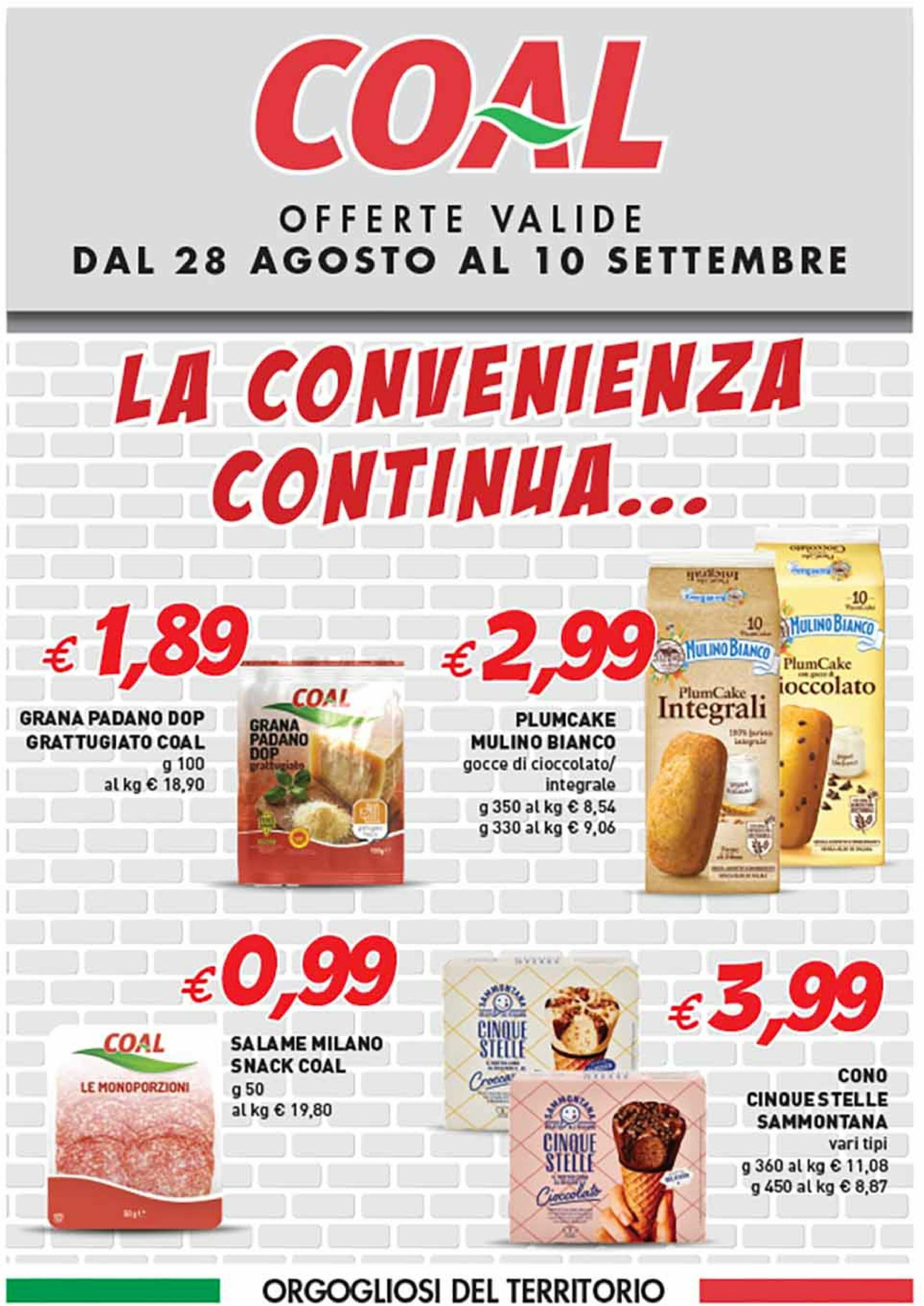 Volantino Coal valido dal 28/08 al 10/09