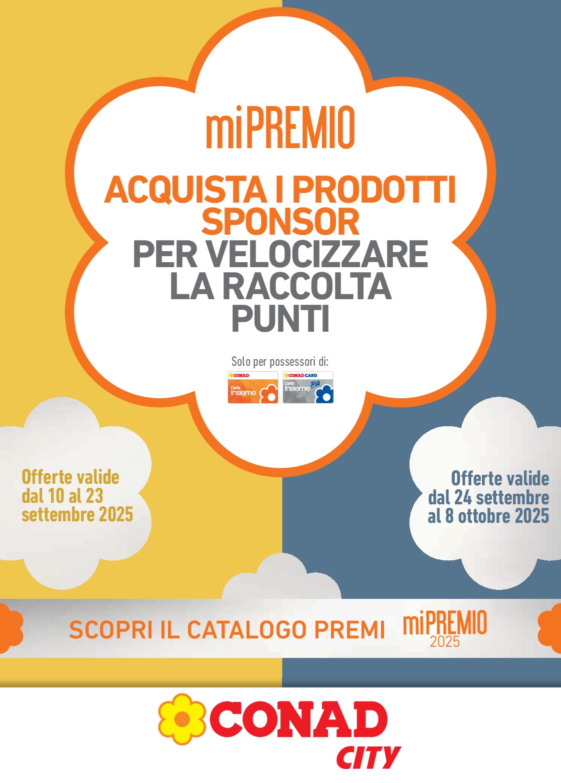 Volantino Conad City - miPremio valido dal 10/09 al 08/10