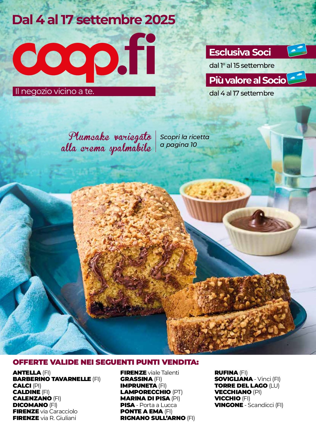 Volantino Coop Firenze valido dal 04/09 al 17/09