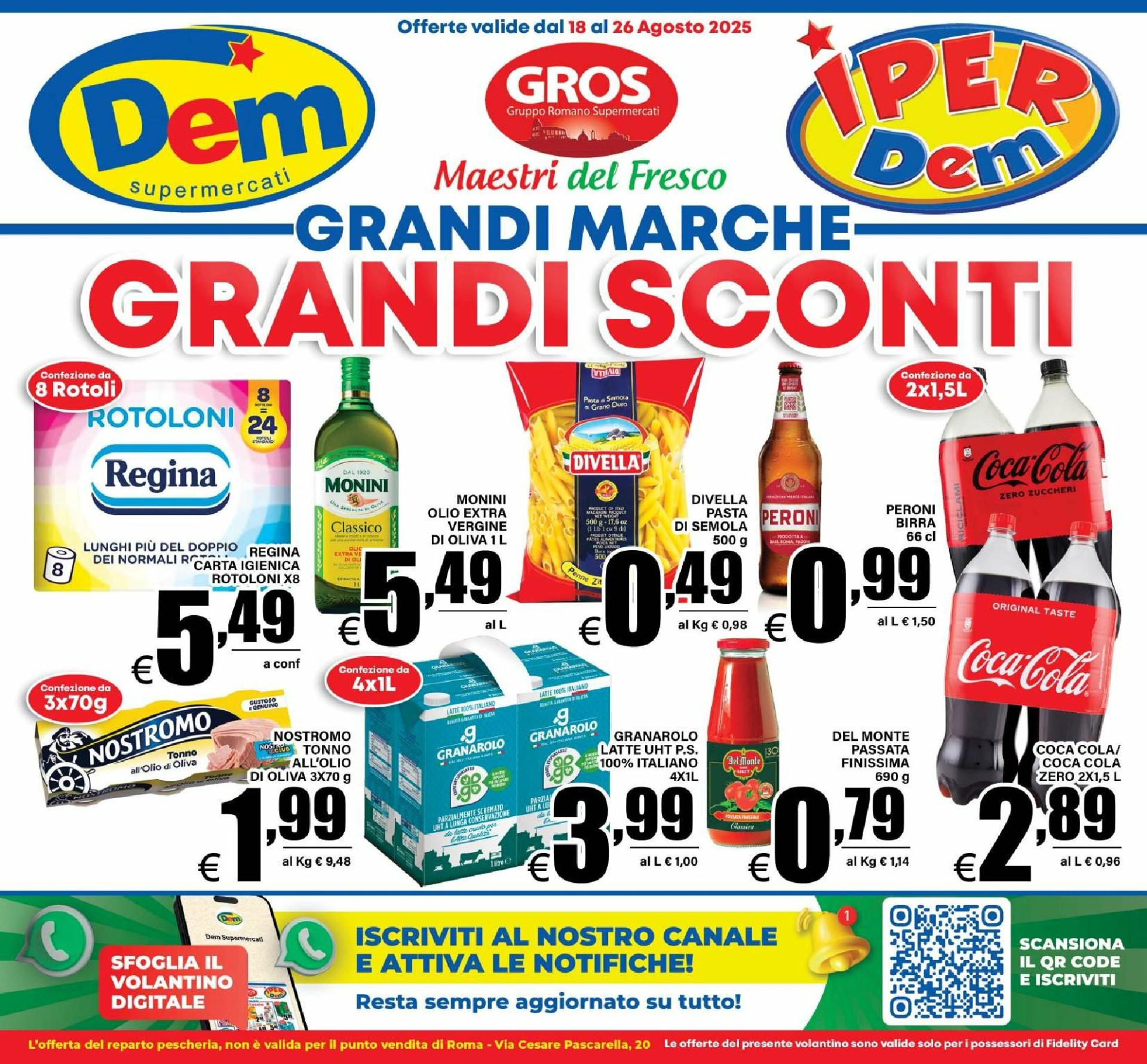 Volantino Dem valido dal 18/08 al 26/08