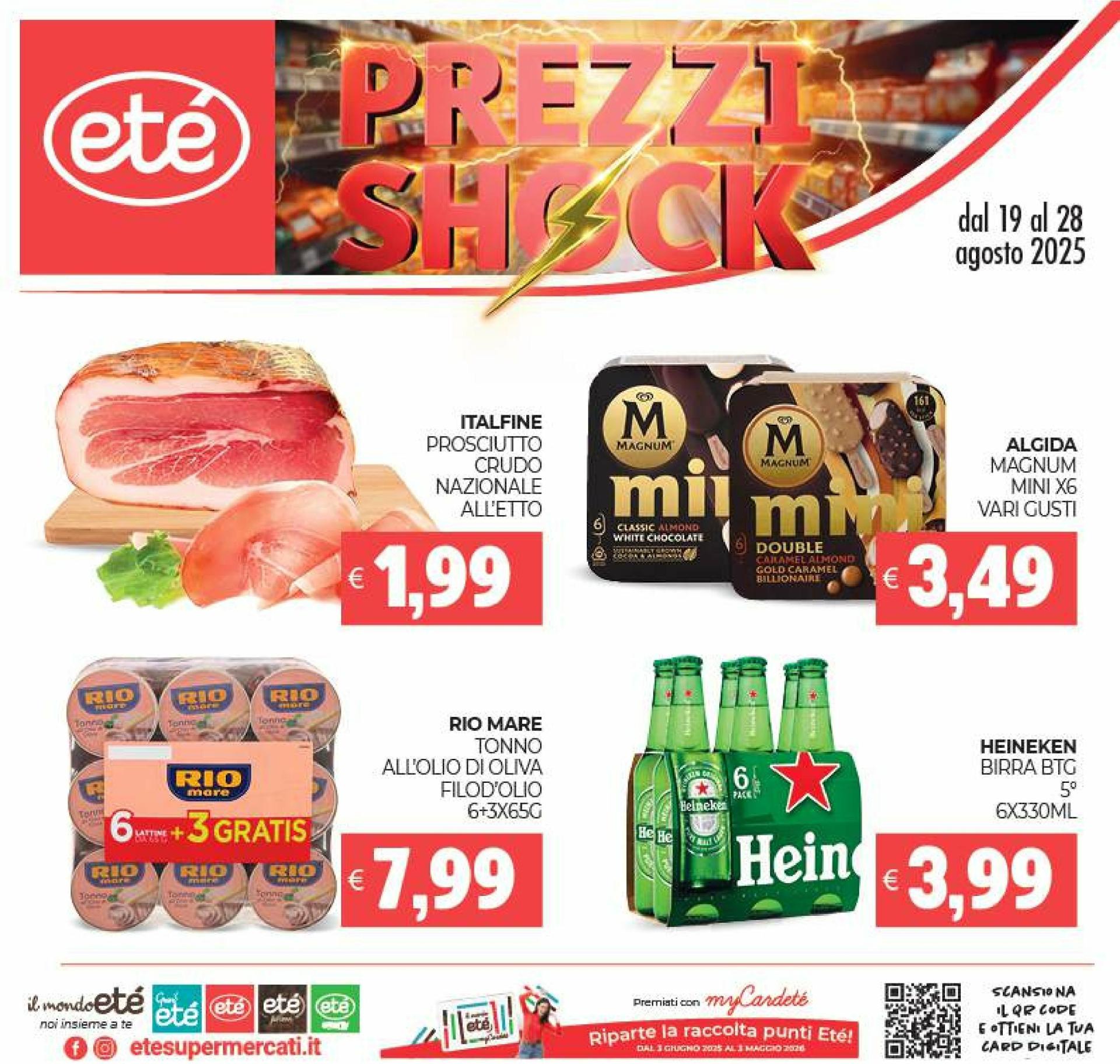 Volantino Eté valido dal 19/08 al 28/08