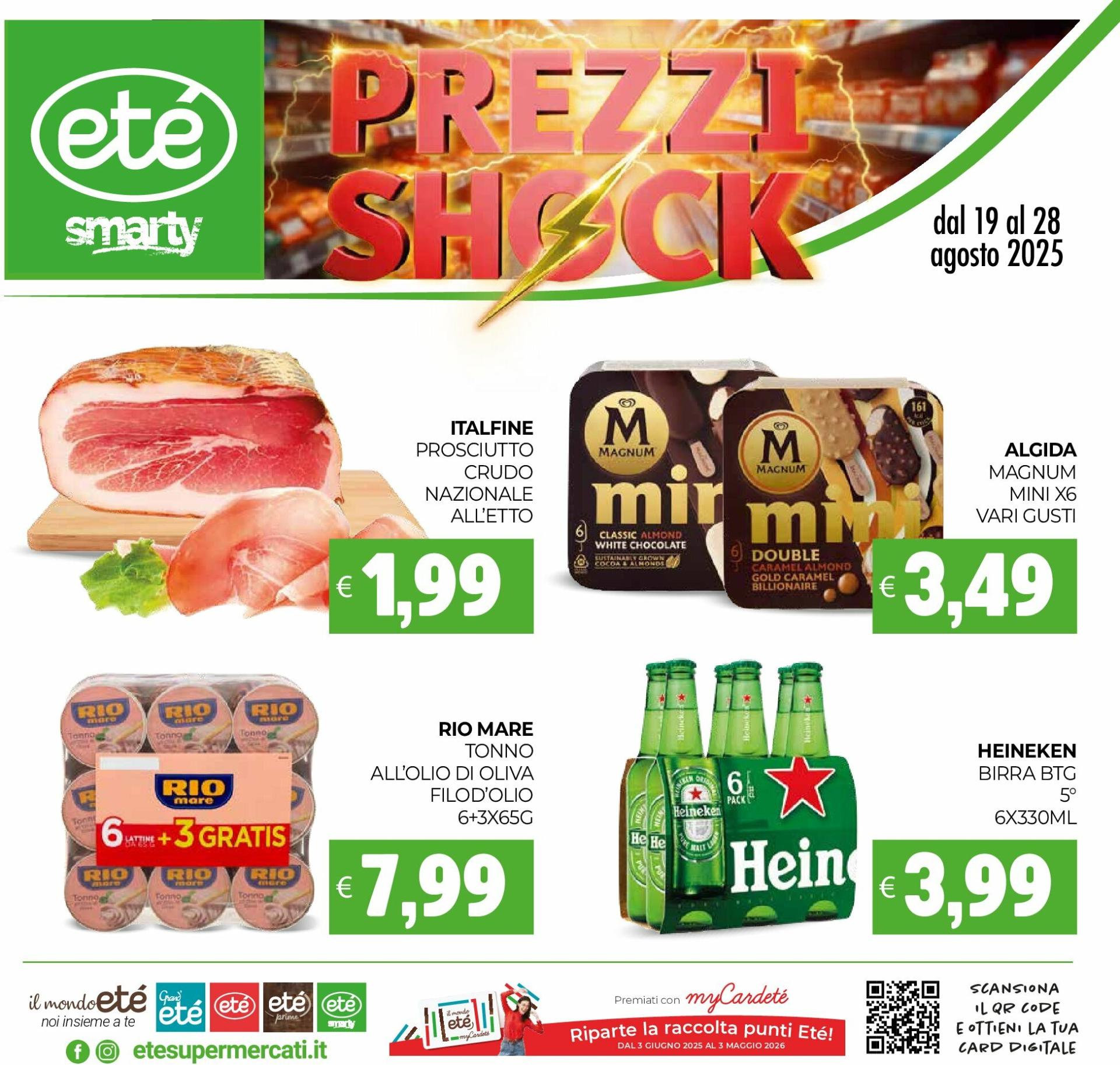 Volantino Eté Smarty valido dal 19/08 al 28/08