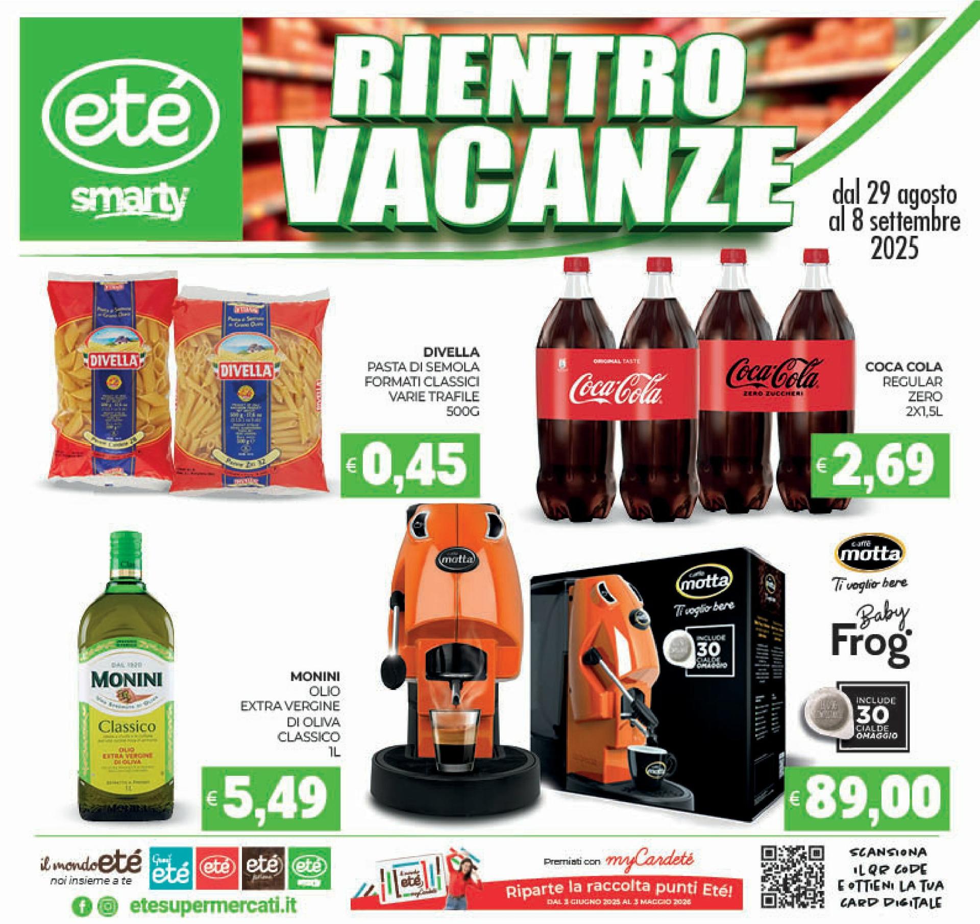 Volantino Eté Smarty valido dal 29/08 al 08/09