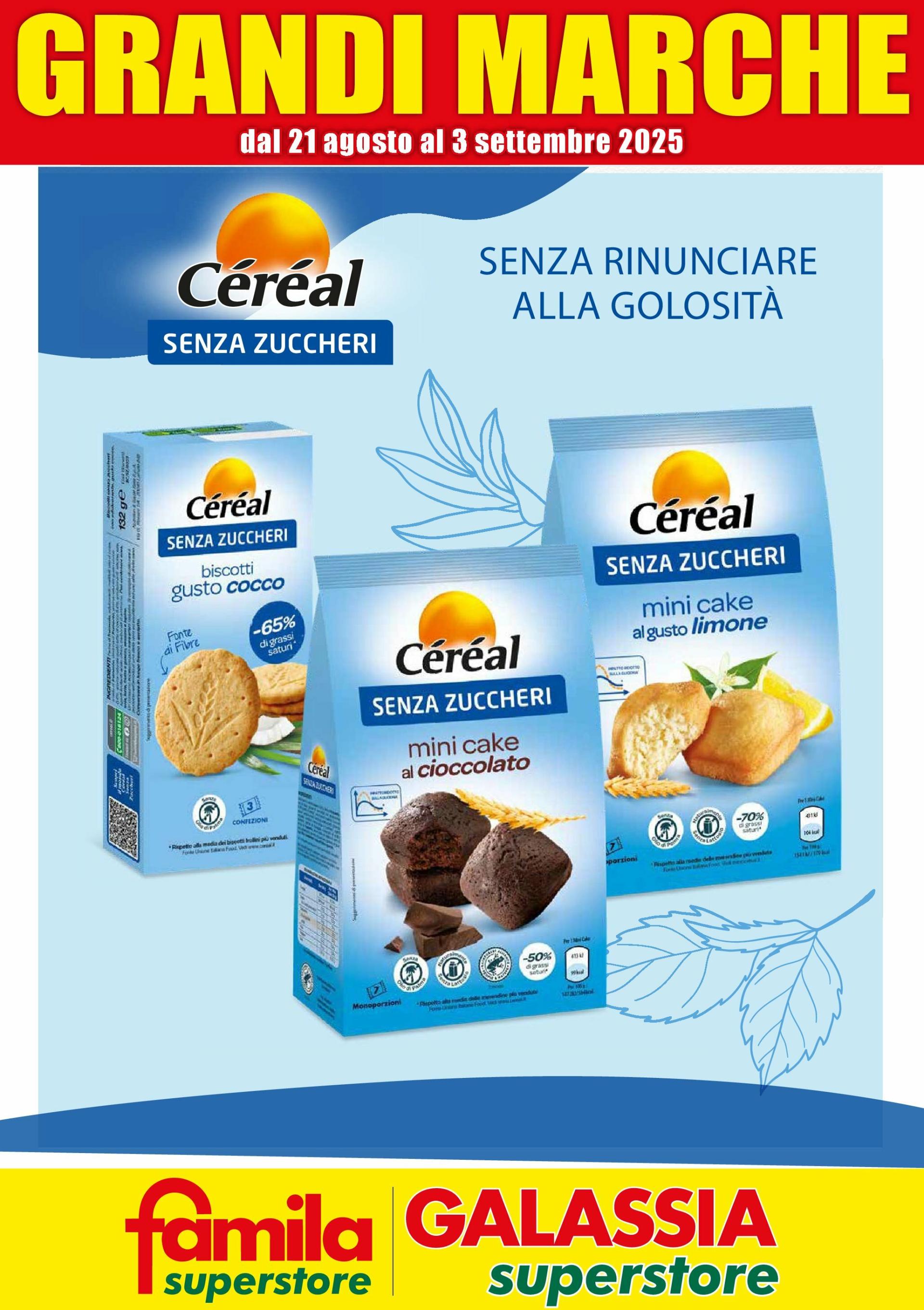 Volantino Galassia - Lonigo valido dal 21/08 al 03/09