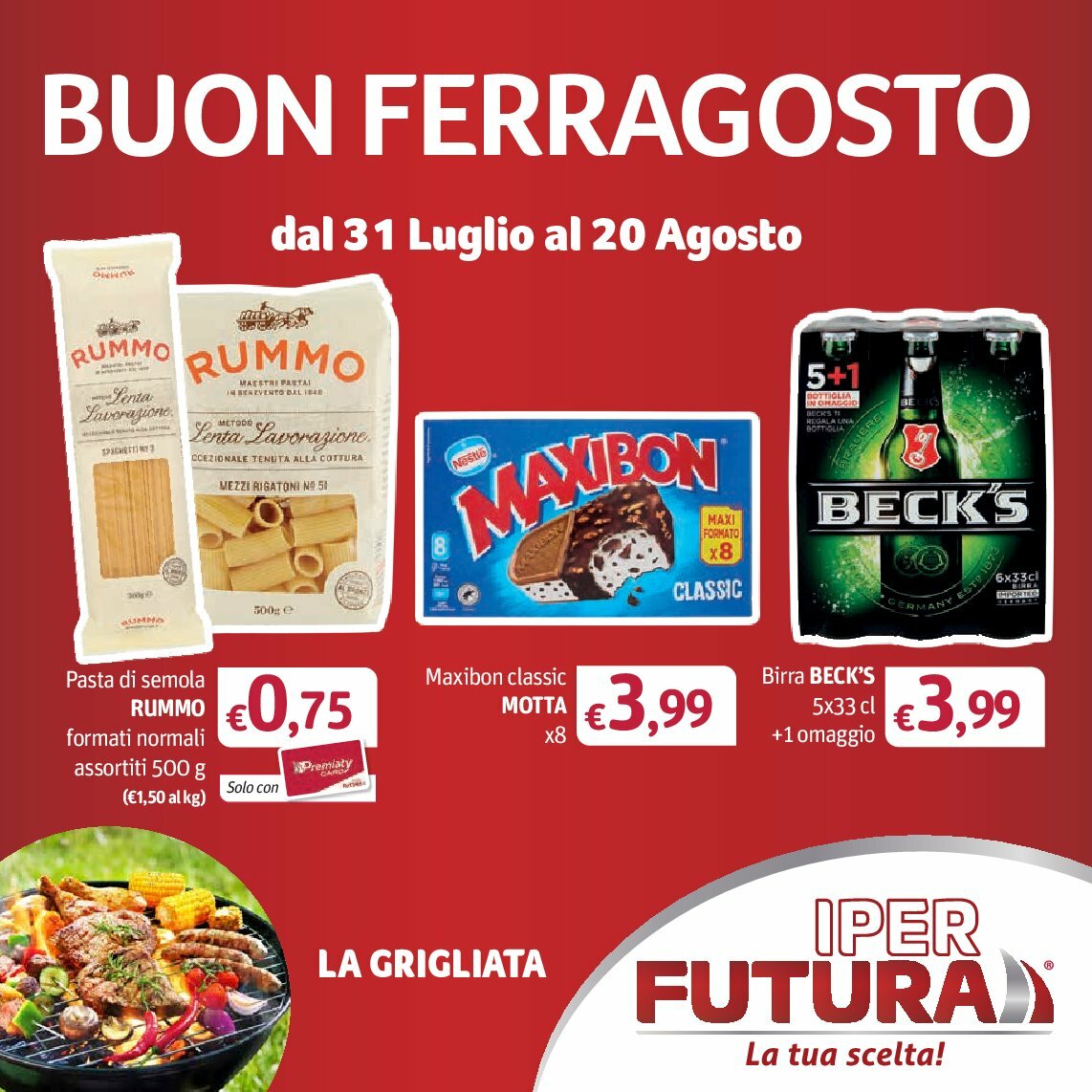 Volantino Iper Futura valido dal 31/07 al 20/08
