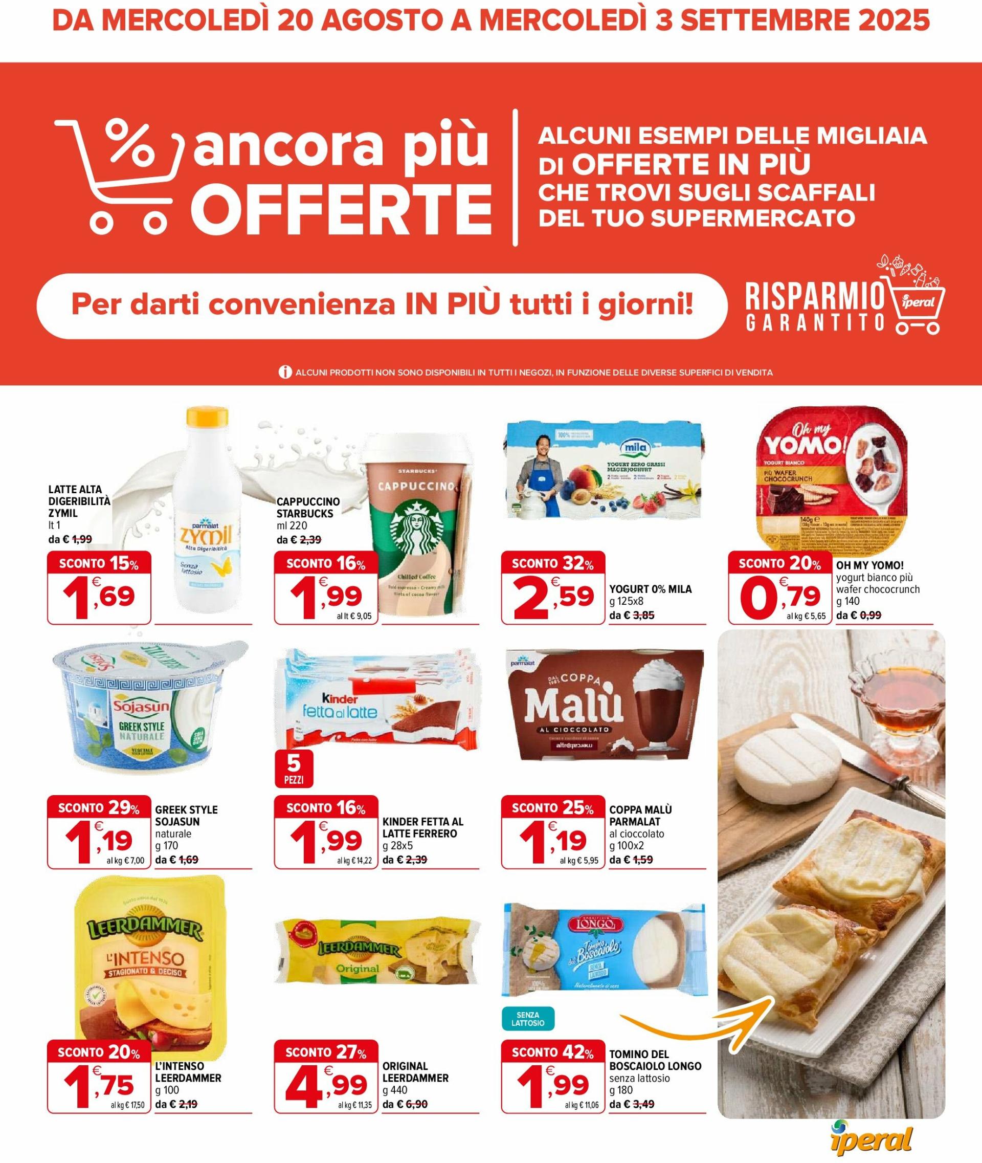 Volantino Iperal - Ancora più offerte valido dal 20/08 al 03/09