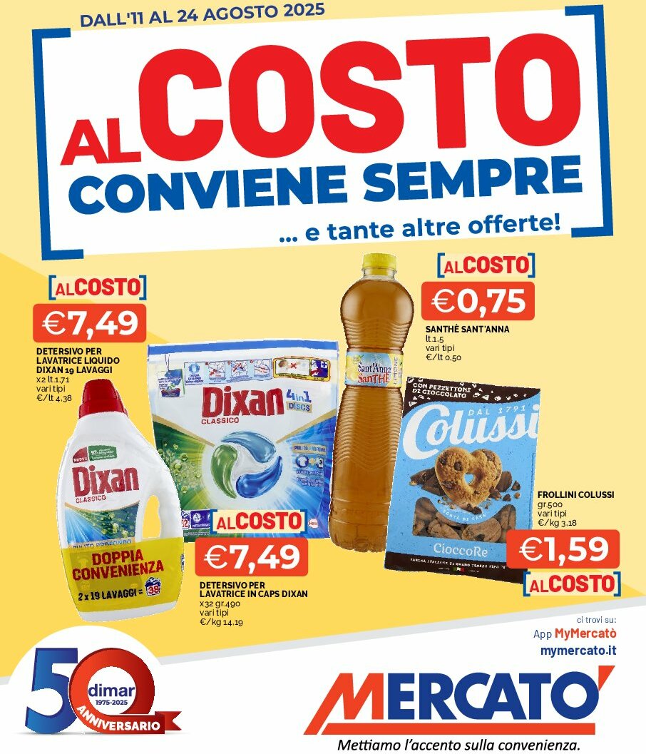 Volantino Mercatò - Feste Imperdibili valido dal 11/08 al 24/08