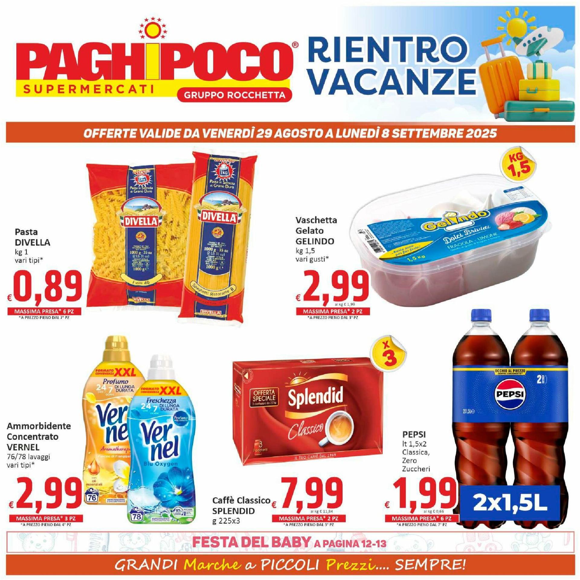 Volantino Paghi Poco - Generico valido dal 29/08 al 08/09