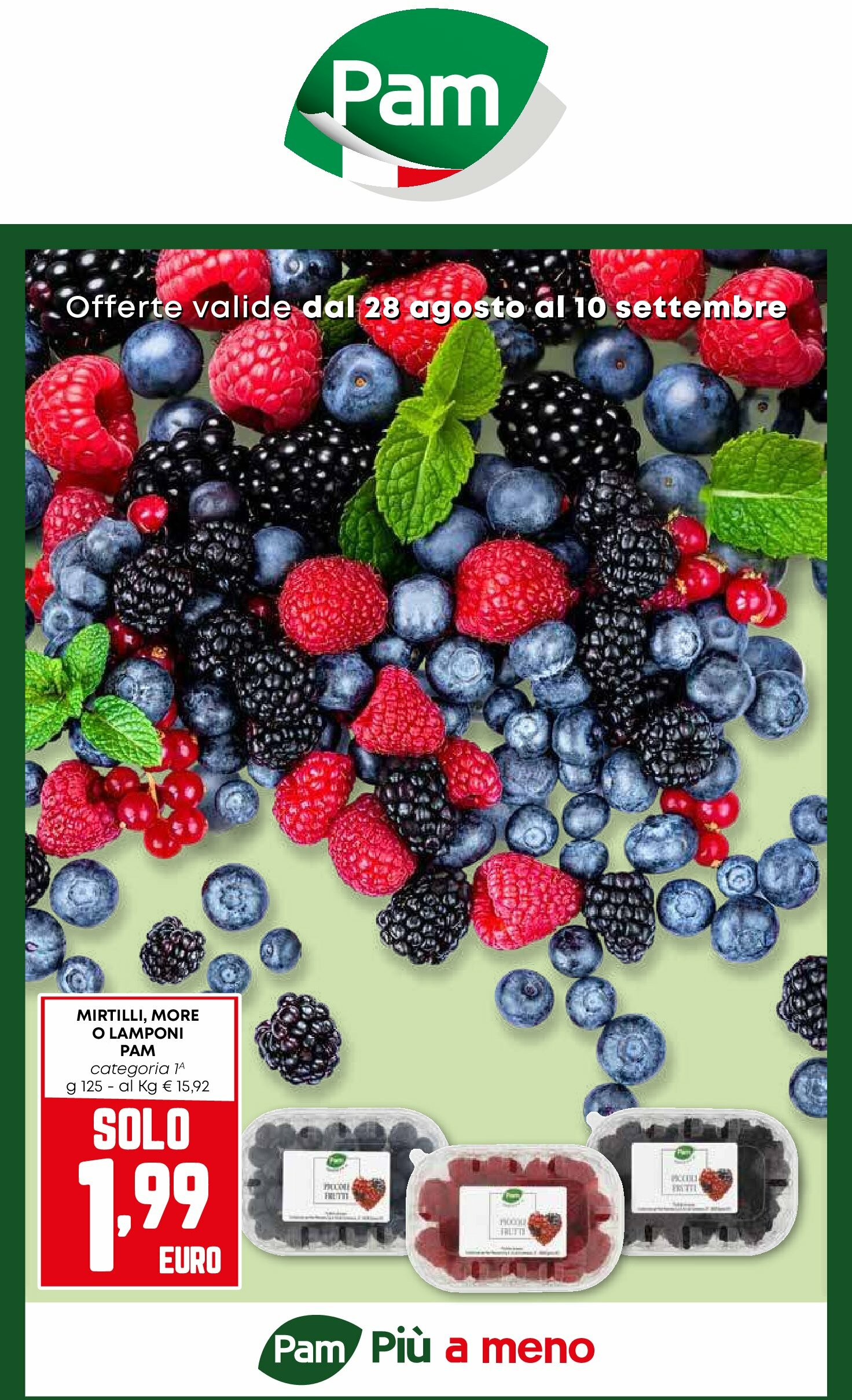 Volantino Pam valido dal 28/08 al 10/09
