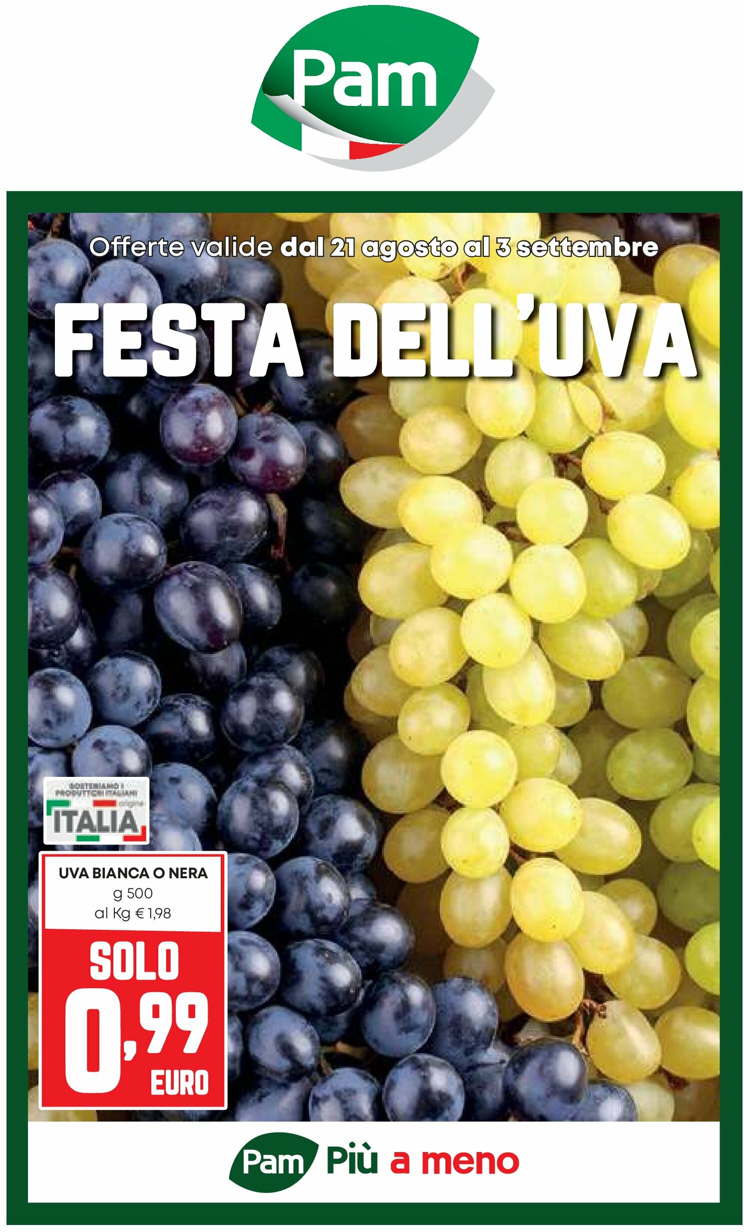Volantino Pam Retail Pro valido dal 21/08 al 03/09