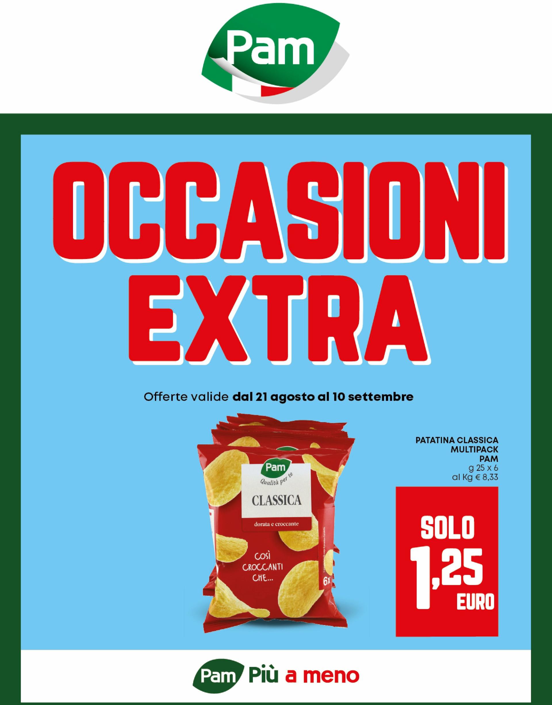 Volantino Pam Retail Pro - Occasioni Extra valido dal 21/08 al 10/09