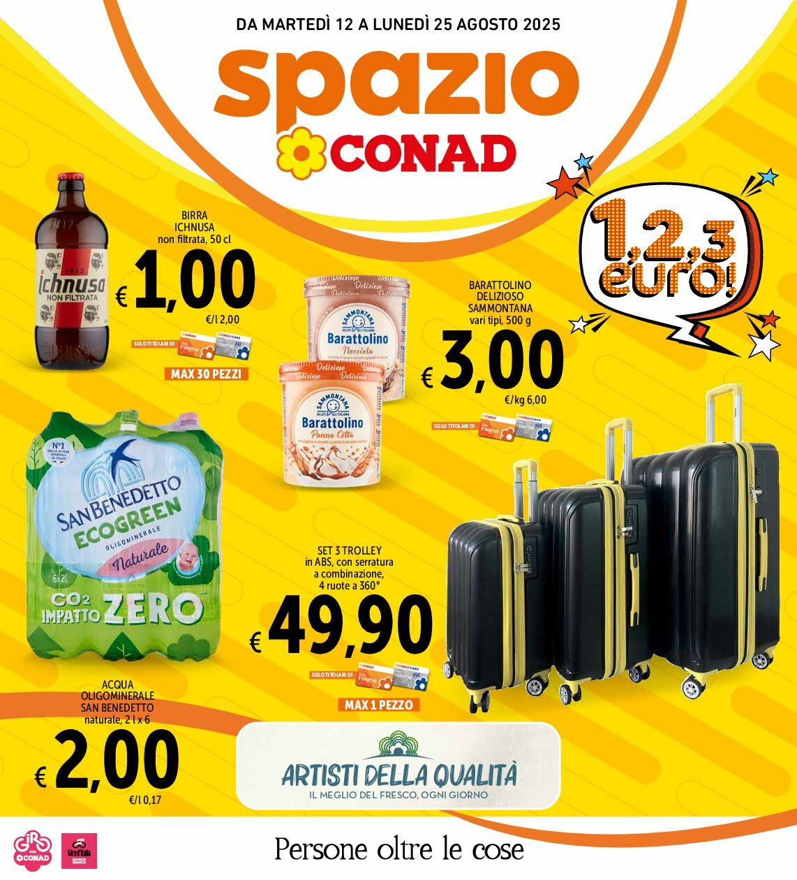 Volantino Spazio Conad - Roma valido dal 12/08 al 25/08