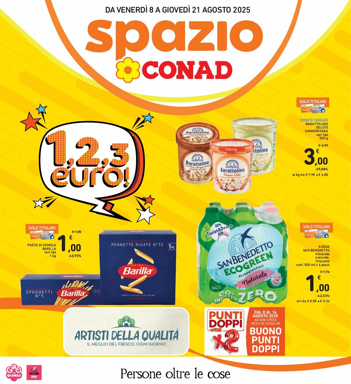 Volantino Spazio Conad valido dal 08/08 al 21/08