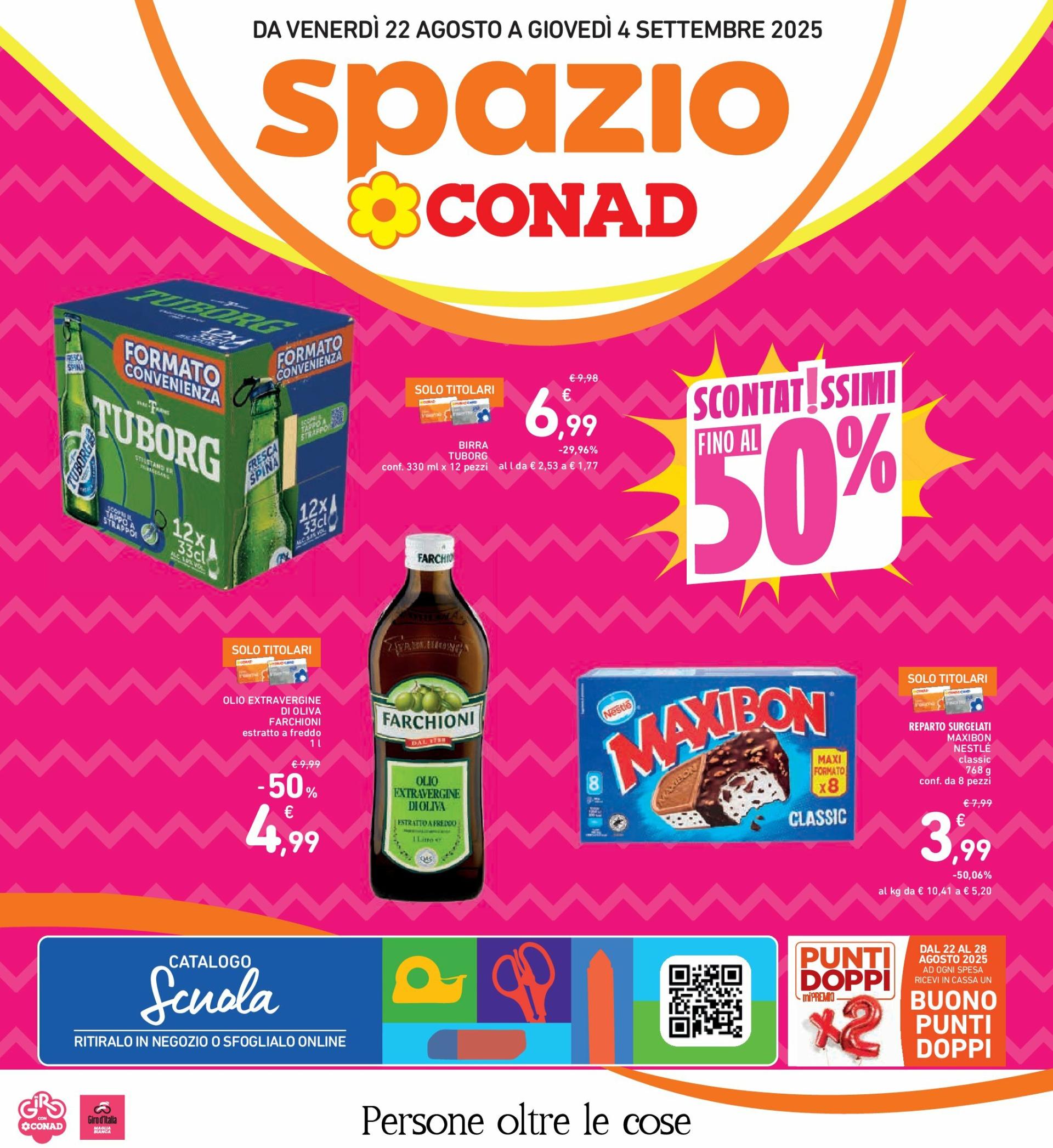 Volantino Spazio Conad valido dal 22/08 al 04/09