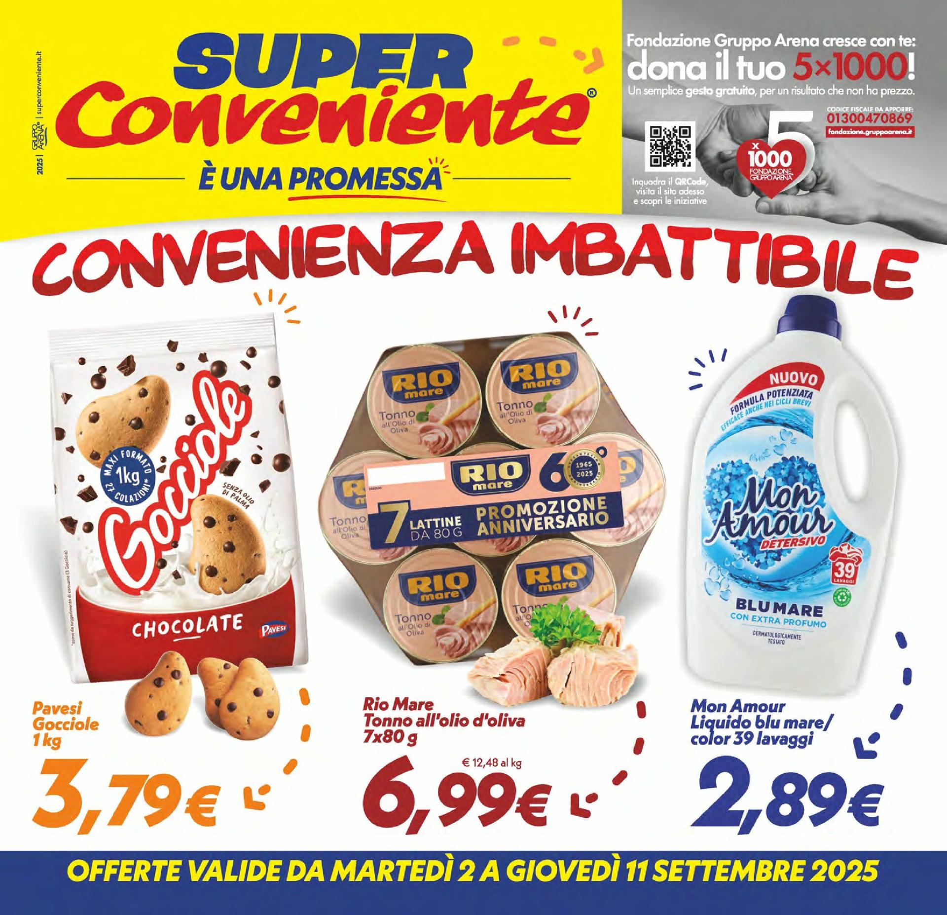 Volantino Super Conveniente valido dal 02/09 al 11/09