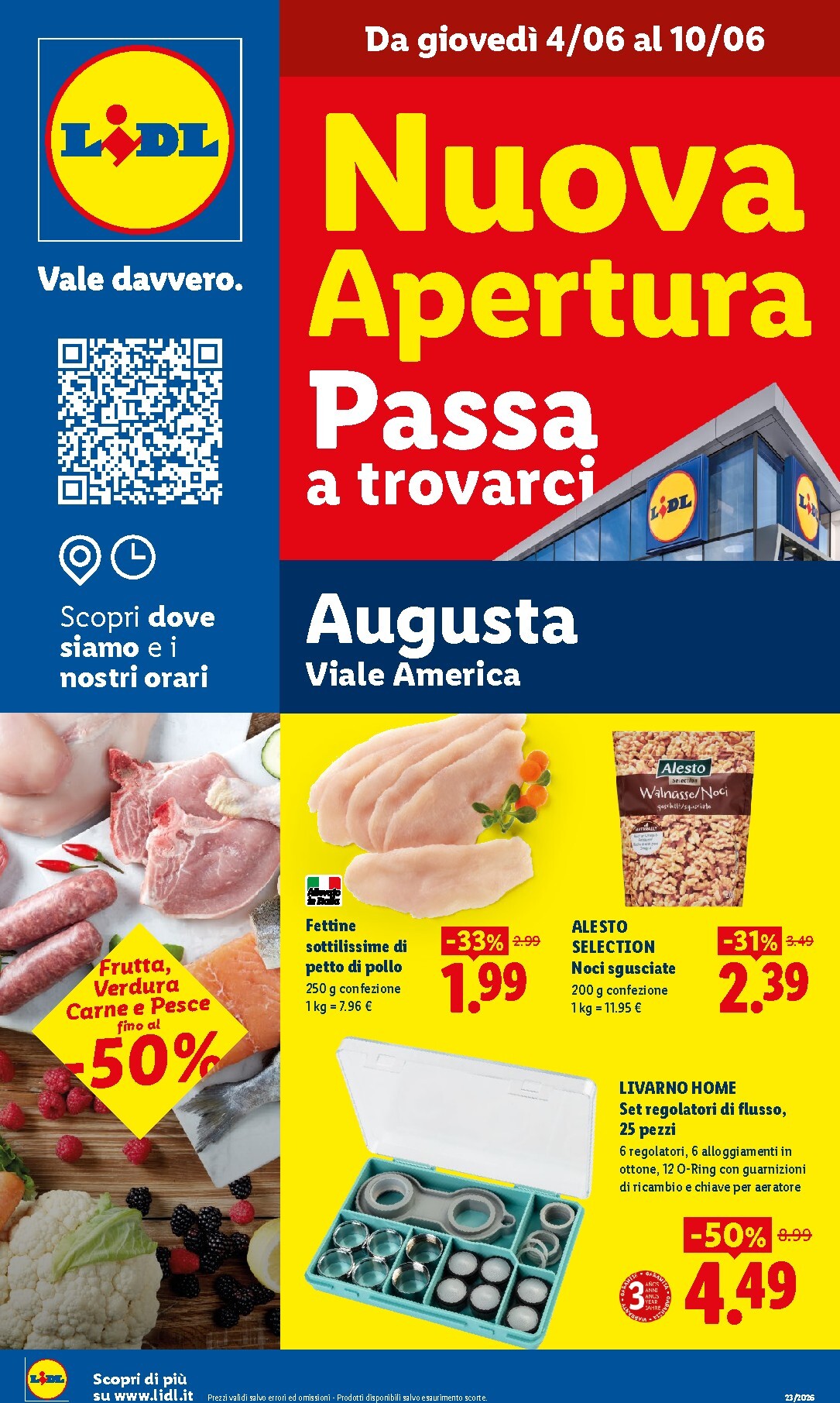 Volantino attuale di Lidl - Augusta valido dal giovedì 04/06/2026 al mercoledì 10/06/2026