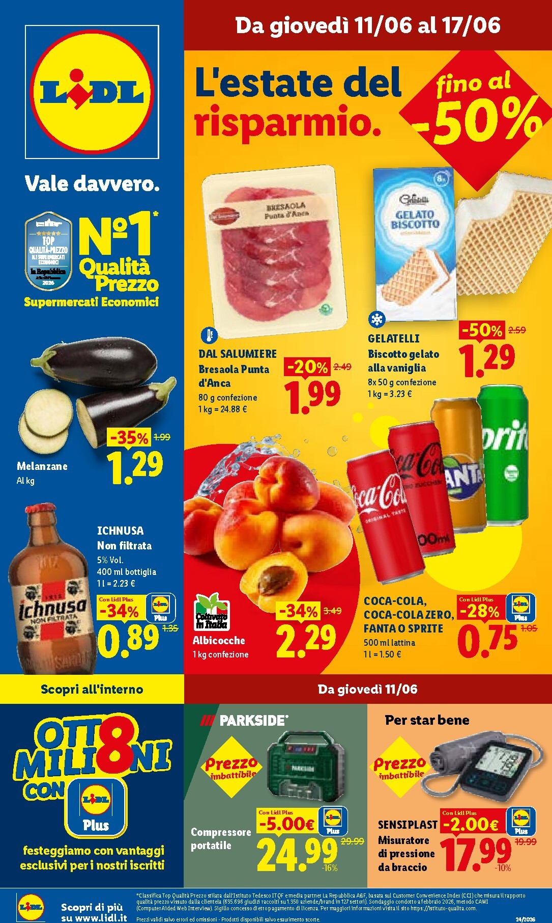 Volantino Lidl - Volantino settimanale per la prossima settimana dal giovedì 11/06/2026 al mercoledì 17/06/2026