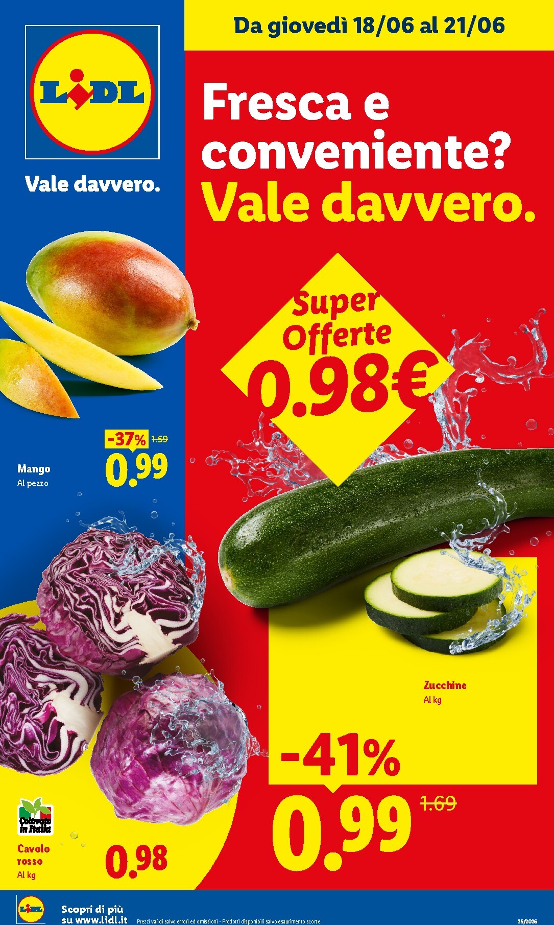 Volantino futuro Lidl - Fresca e Conveniente valido dal giovedì 18/06/2026 al mercoledì 24/06/2026