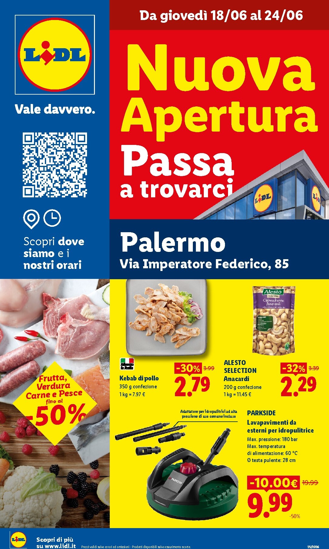 Volantino attuale di Lidl - Palermo valido dal giovedì 18/06/2026 al mercoledì 24/06/2026