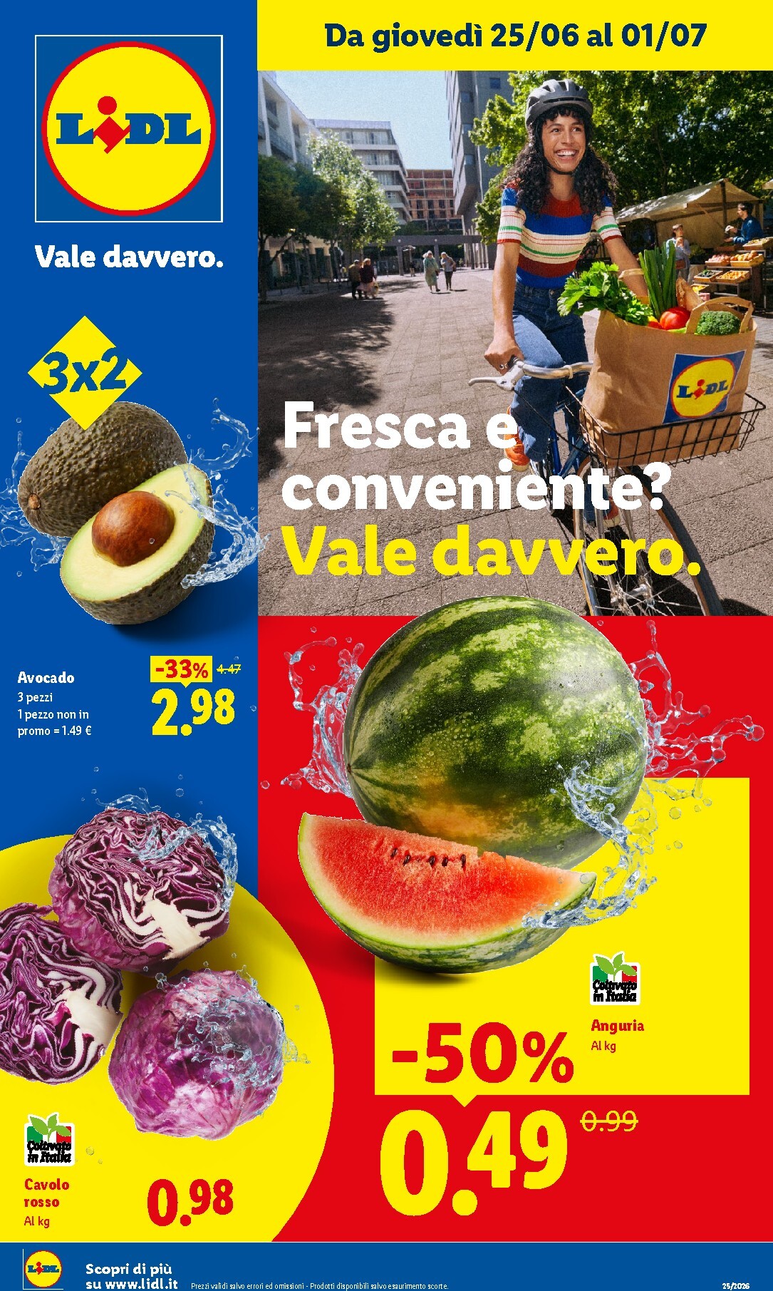 Volantino futuro Lidl - Fresca e Conveniente valido dal giovedì 25/06/2026 al mercoledì 01/07/2026