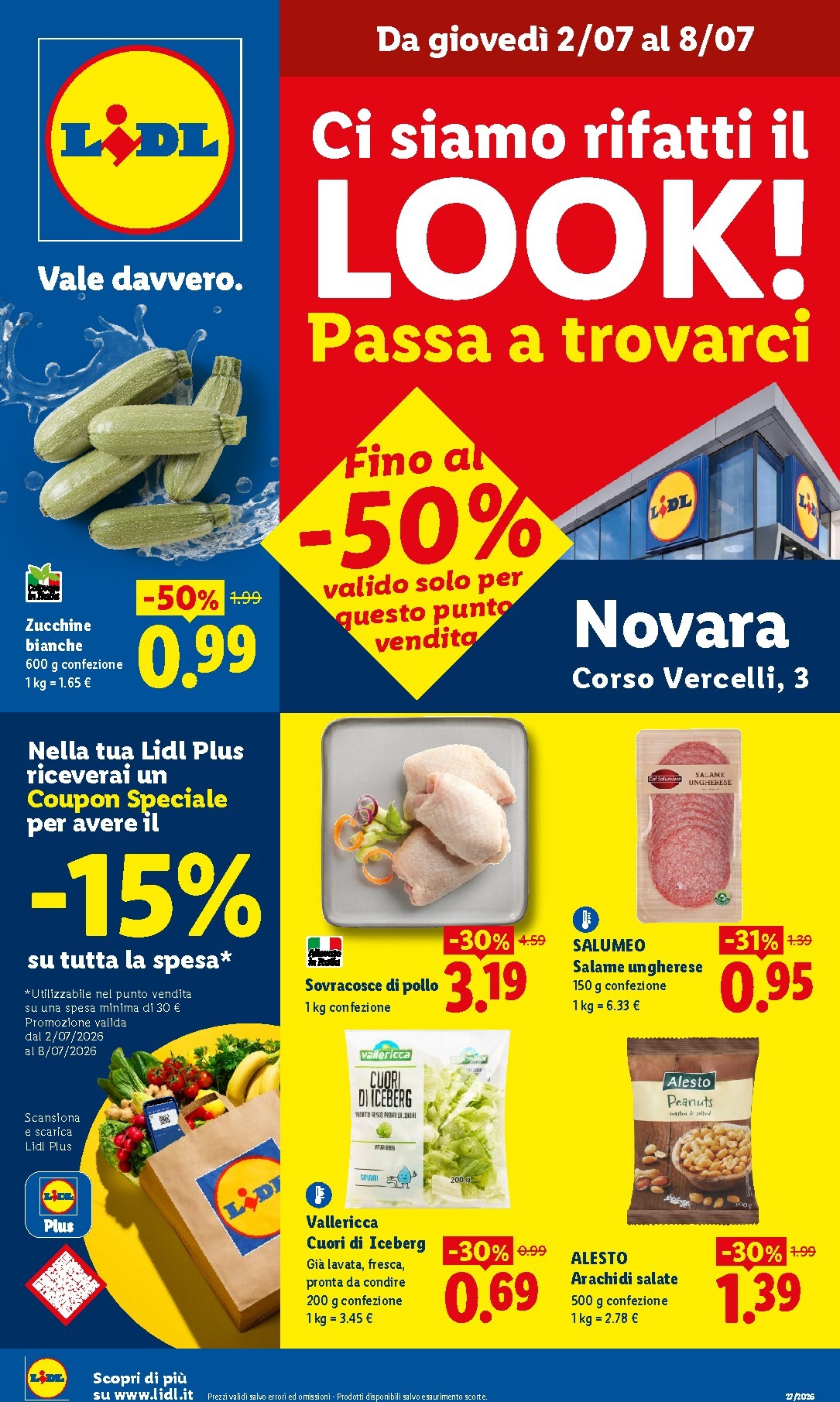 Volantino Lidl - Ci siamo rifatti il look per la prossima settimana dal giovedì 02/07/2026 al mercoledì 08/07/2026