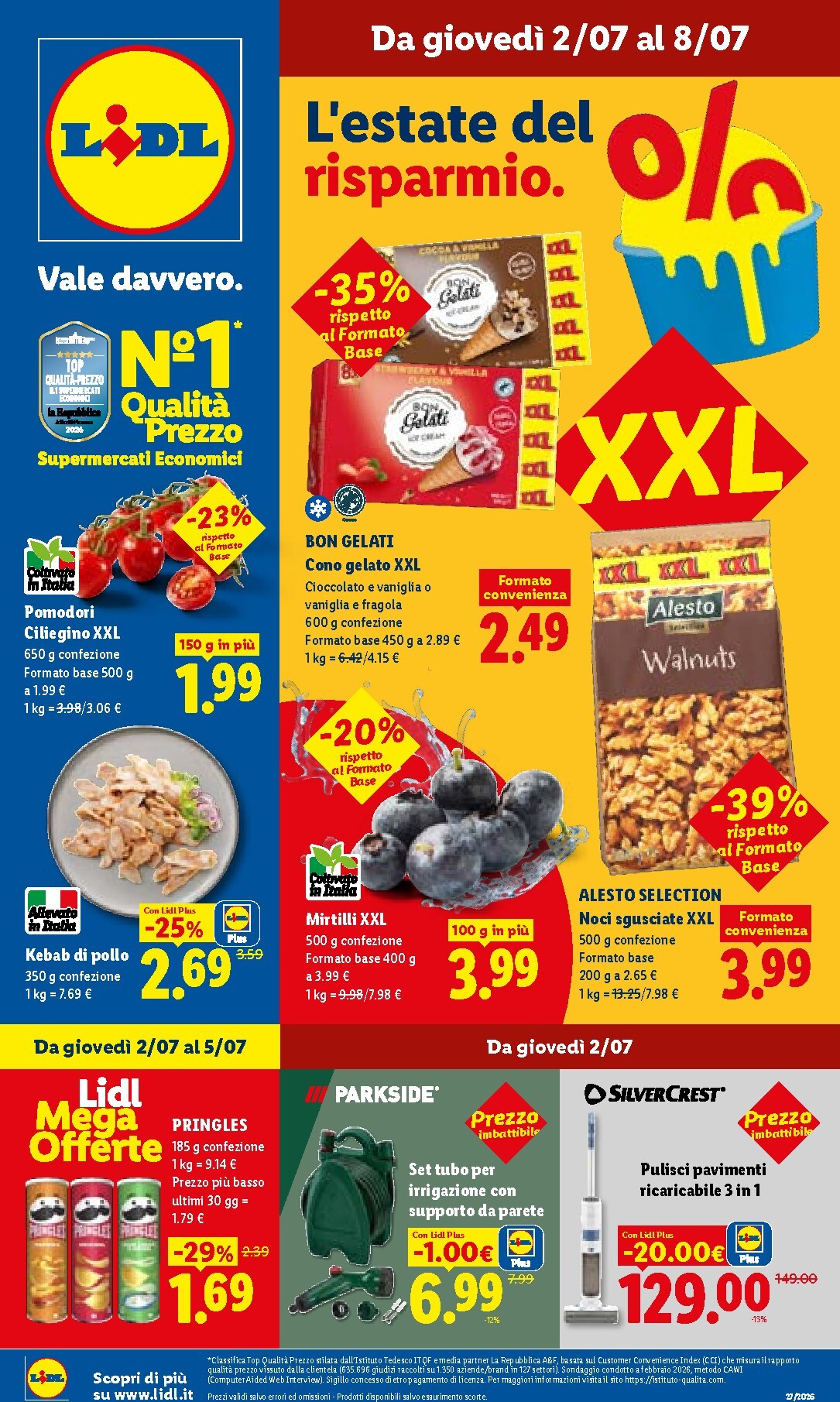 Volantino futuro Lidl valido dal giovedì 02/07/2026 al mercoledì 08/07/2026