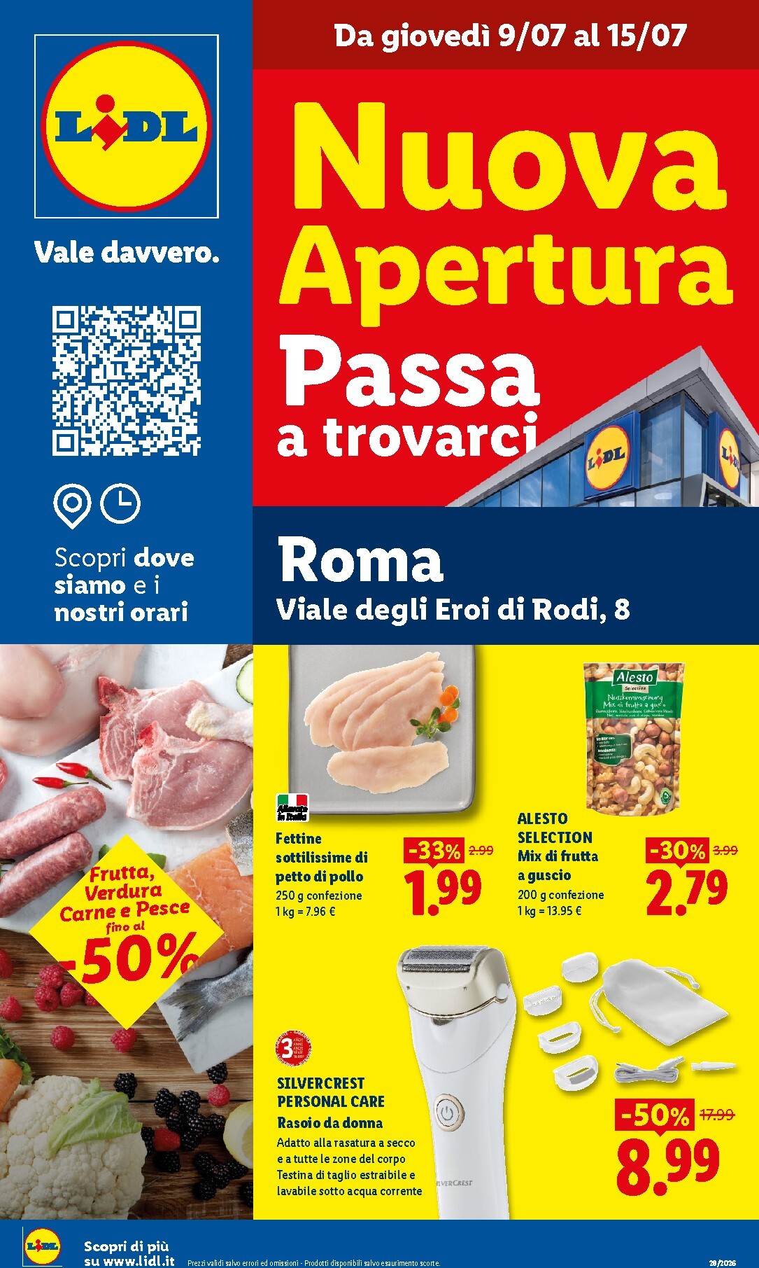 Volantino futuro Lidl - Roma valido dal giovedì 09/07/2026 al mercoledì 15/07/2026