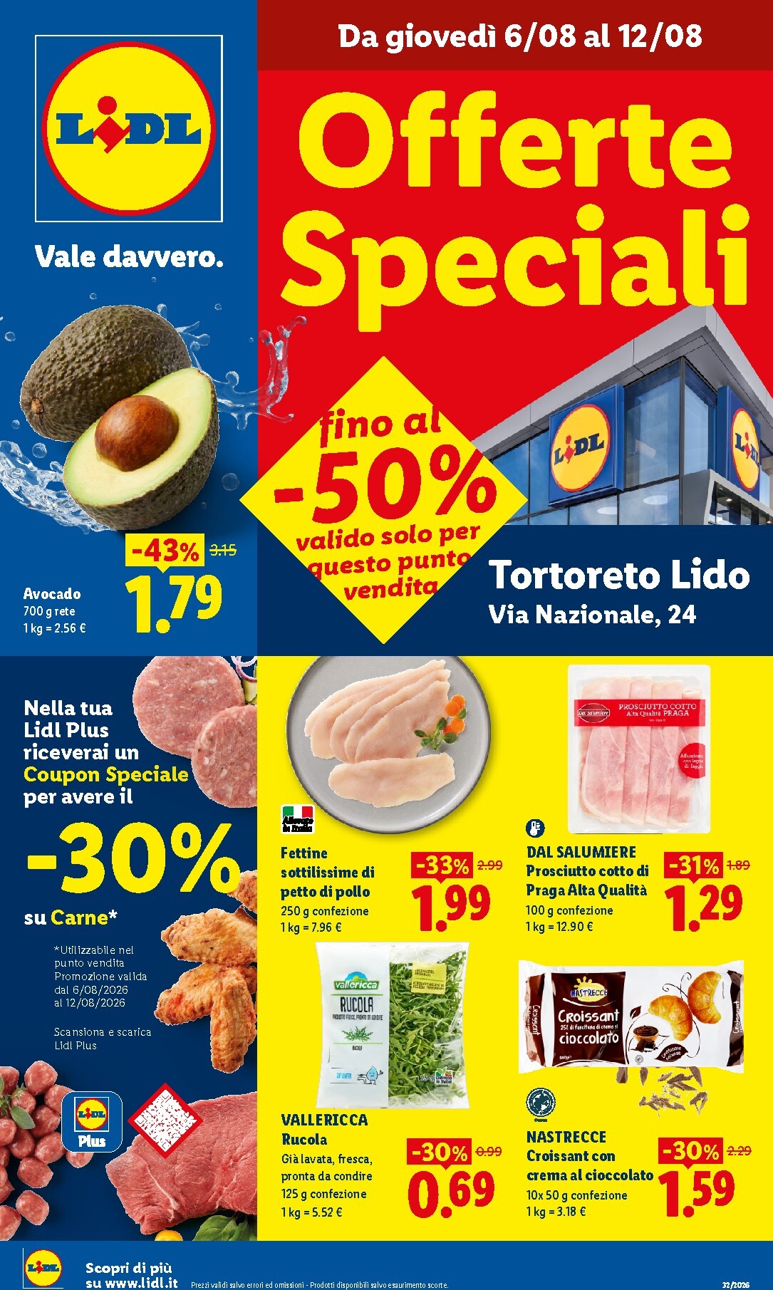 Volantino attuale di Lidl - Tortoreto Lido valido dal giovedì 06/08/2026 al mercoledì 12/08/2026