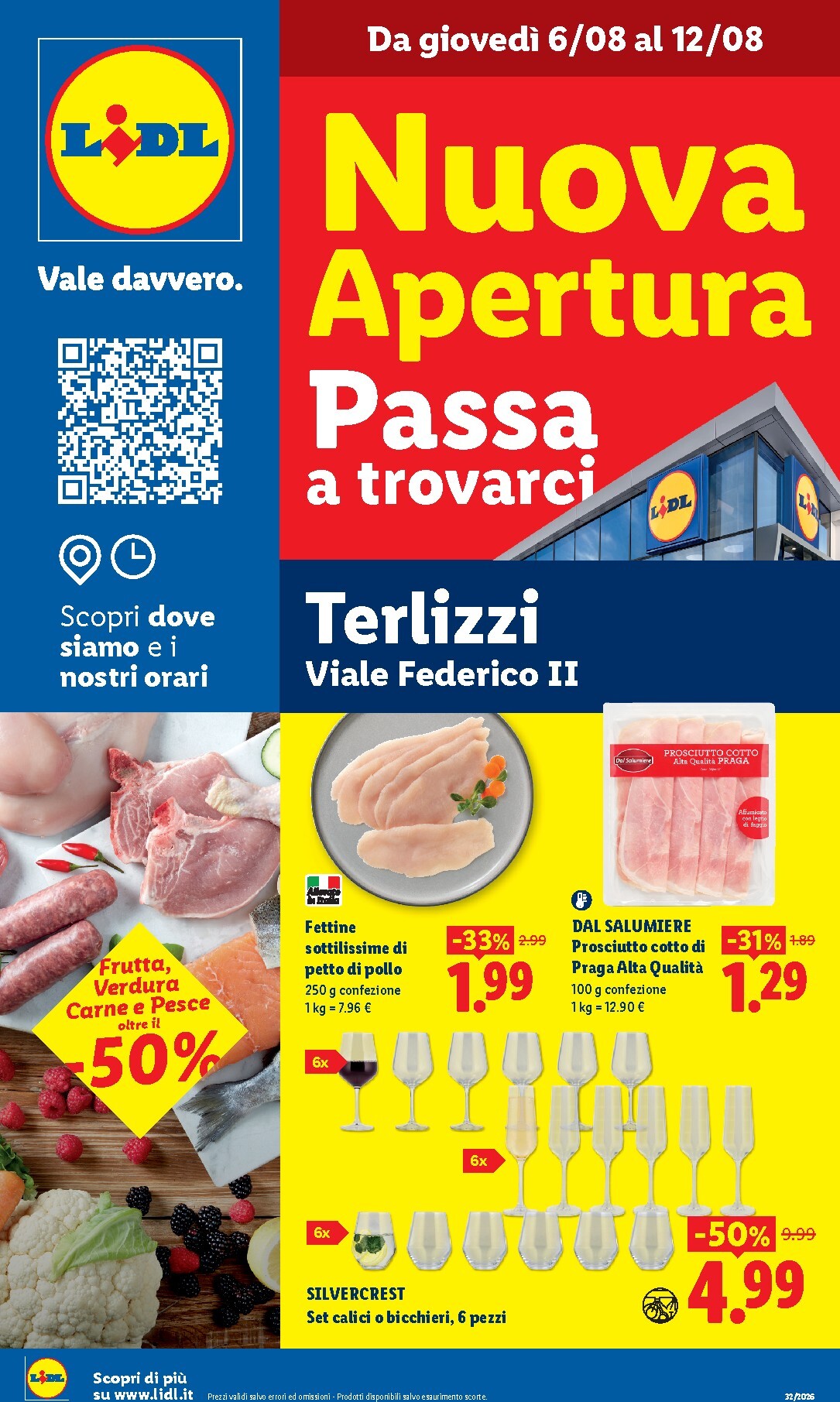 Volantino attuale di Lidl - Terlizzi valido dal giovedì 06/08/2026 al mercoledì 12/08/2026