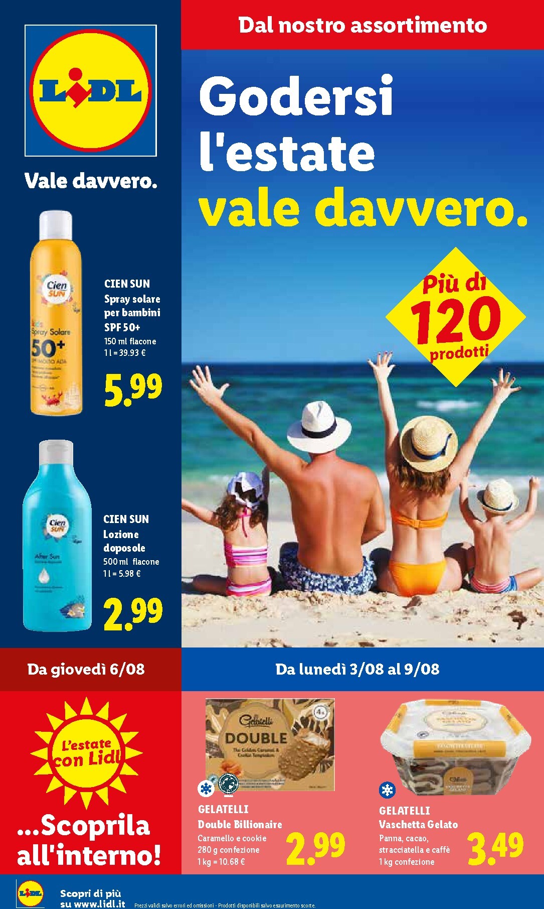Volantino attuale di Lidl - Offerte Speciali valido dal lunedì 03/08/2026 al domenica 09/08/2026