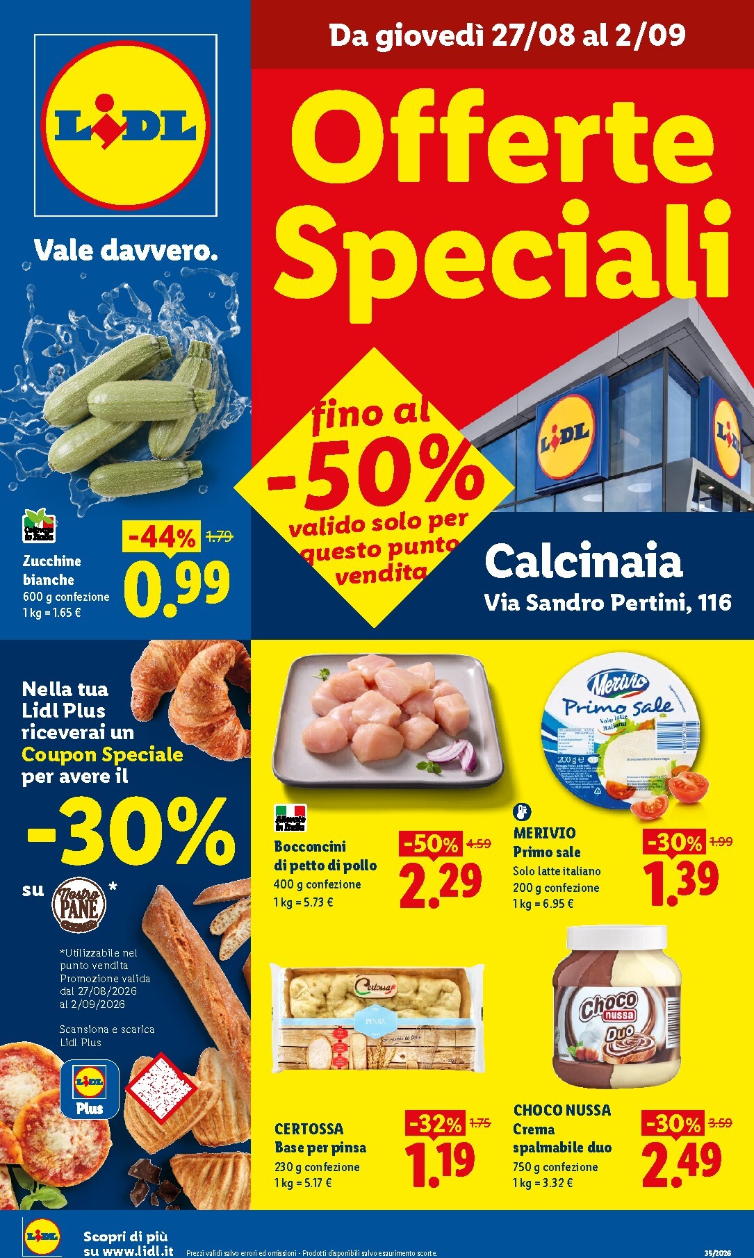 Volantino Lidl - Offerte Speciali per la prossima settimana dal giovedì 27/08/2026 al mercoledì 02/09/2026