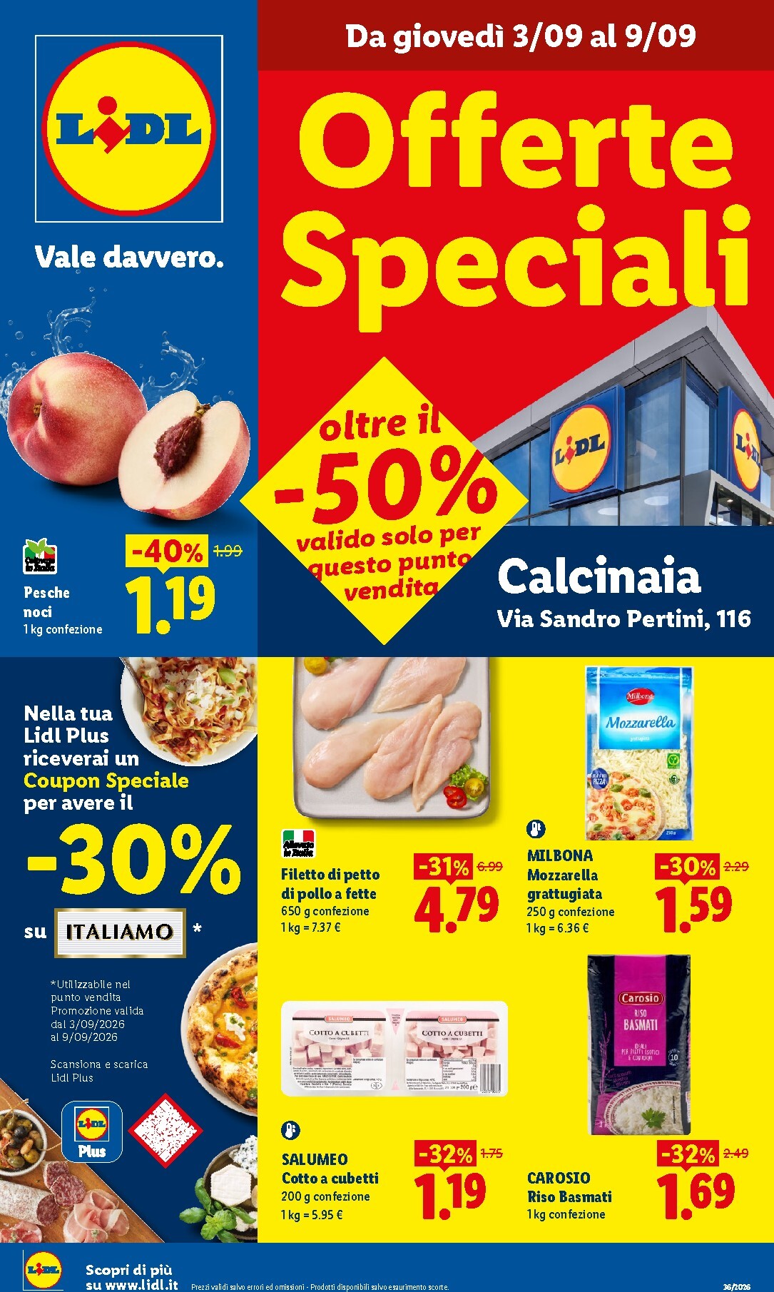 Volantino Lidl - Offerte Speciali per la prossima settimana dal giovedì 03/09/2026 al mercoledì 09/09/2026