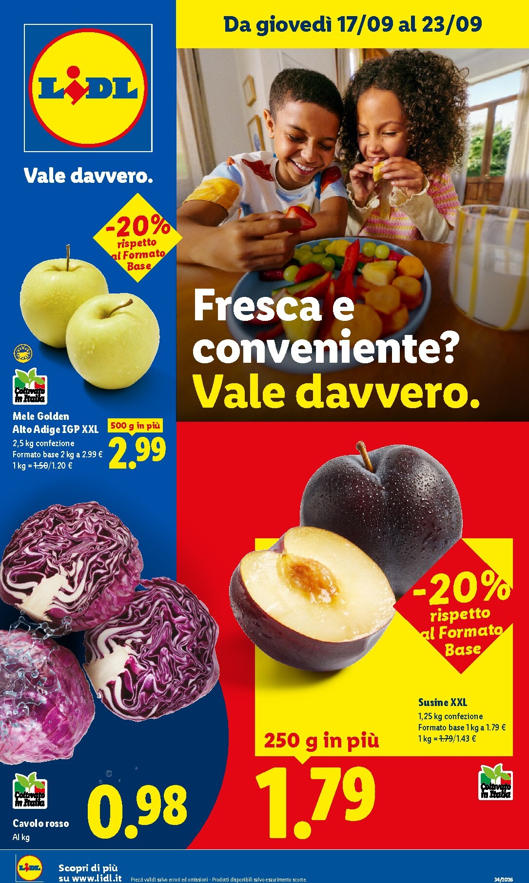 Volantino futuro Lidl - Fresca e conveniente valido dal giovedì 17/09/2026 al mercoledì 23/09/2026